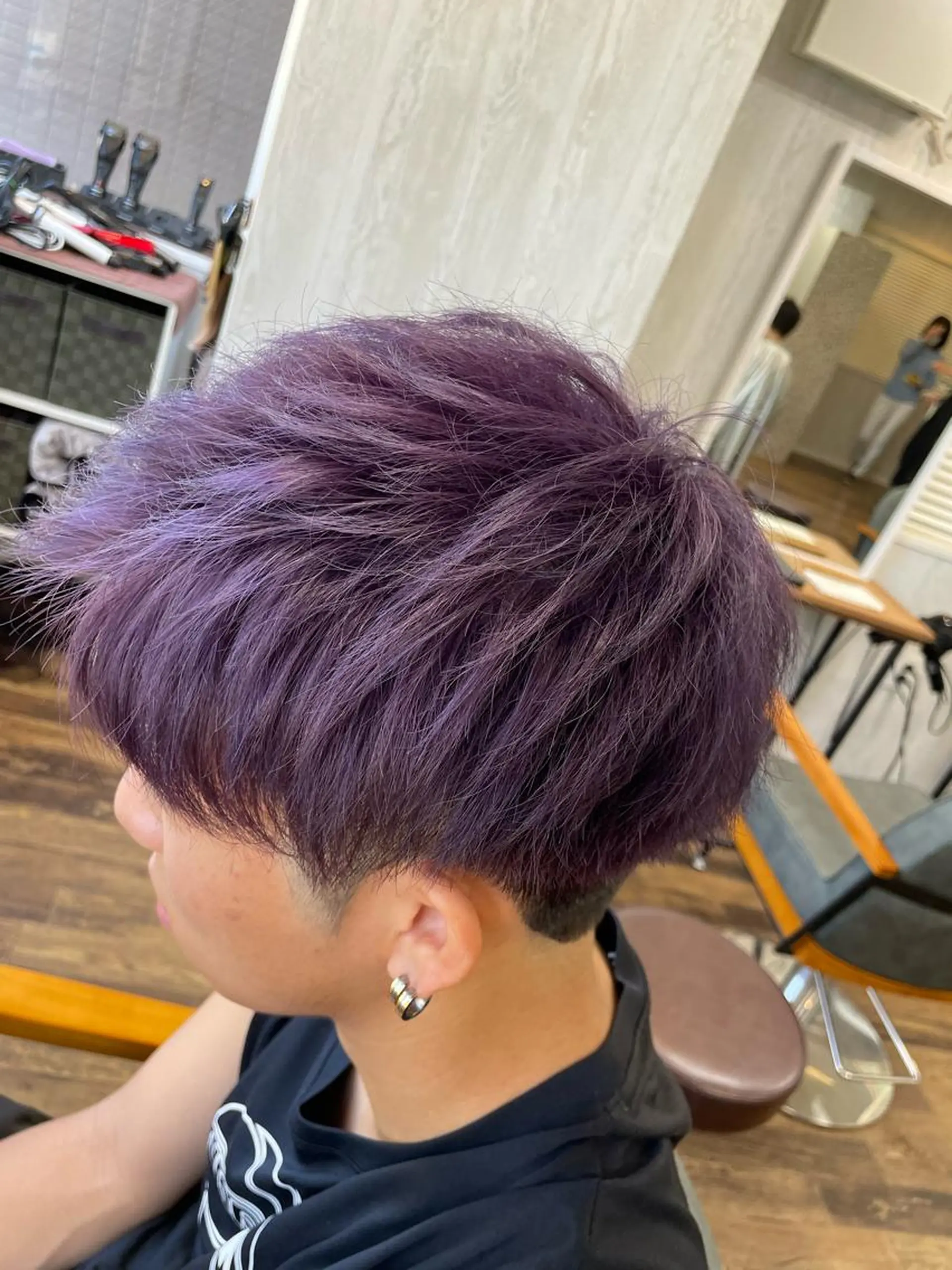 ショート カラー メンズ HUENEST アカデミーサロンのヘアスタイル