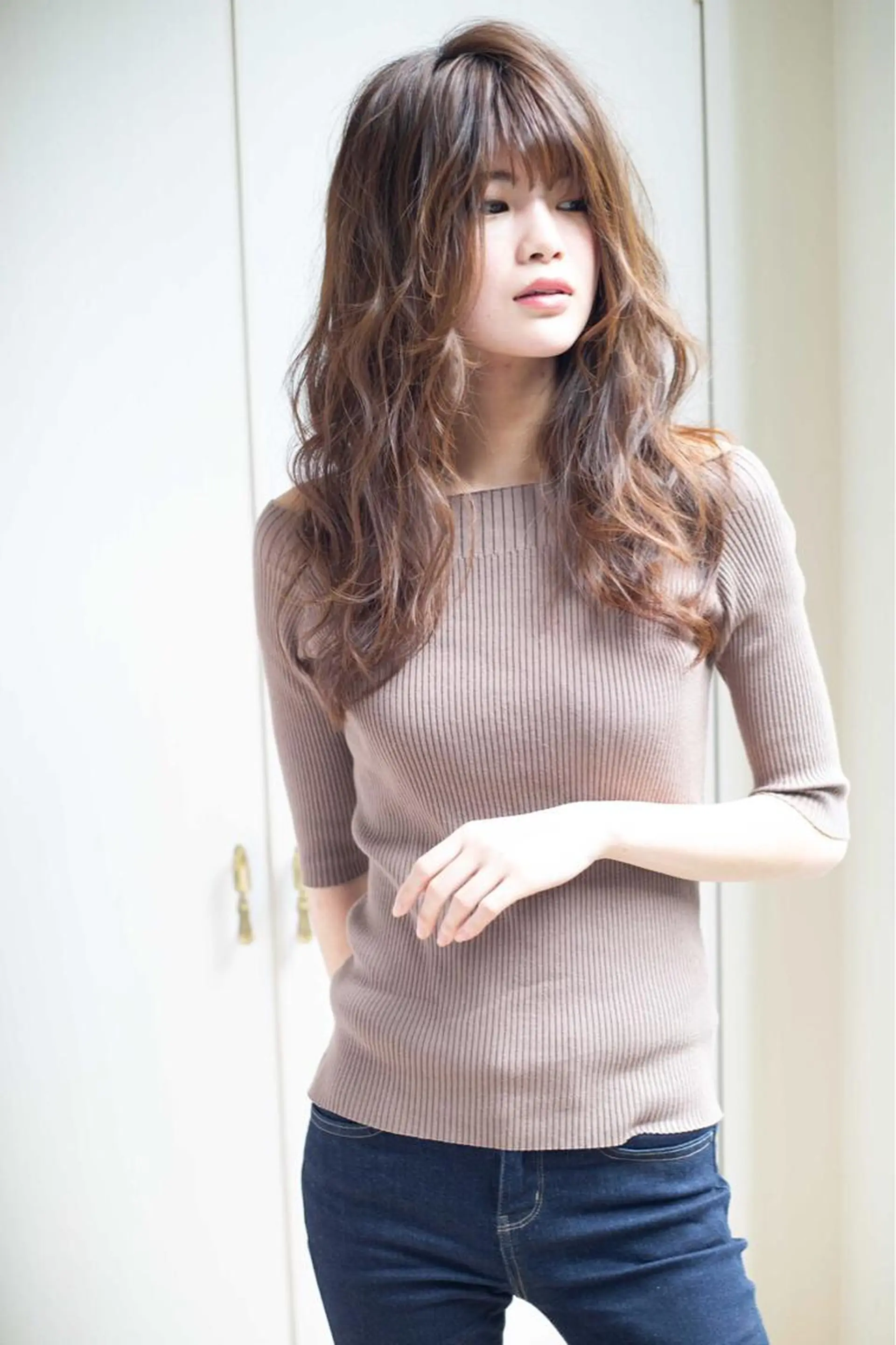 ロング 髪質改善縮毛矯正 リピートNo.1米倉のヘアスタイル