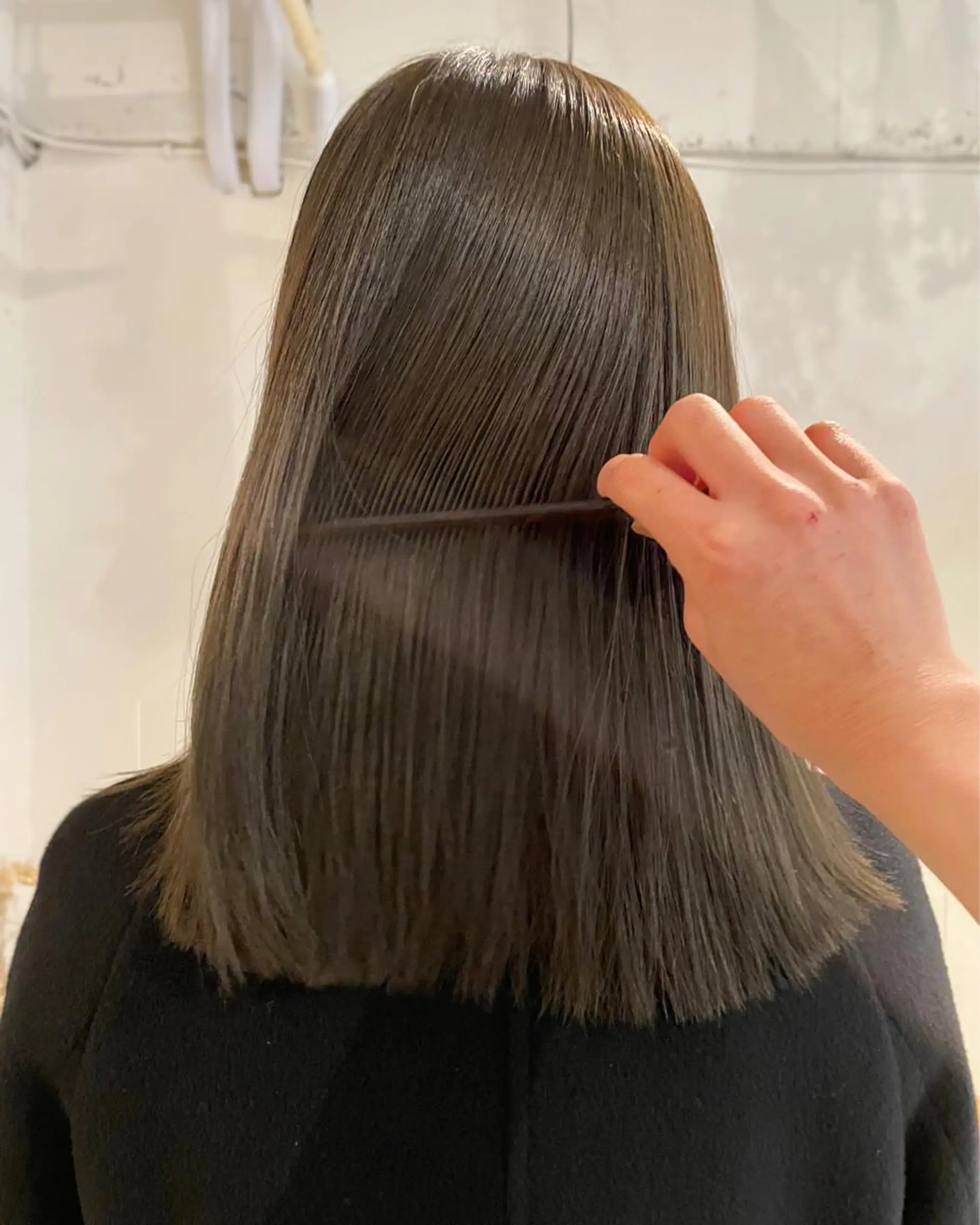 セミロング カラー グレージュ NEST所属・お洒落似合わせボブ♡ mahiroのヘアスタイル