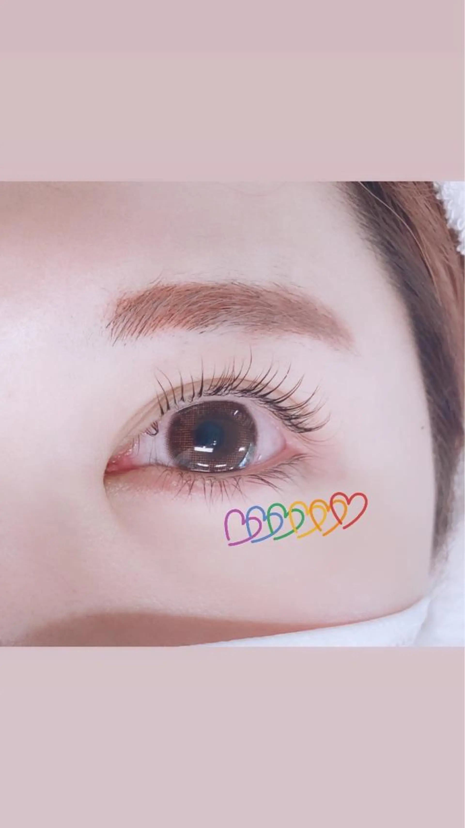 マツエク・マツパ 曲がる縮毛矯正 LIBER 　岩名のヘアスタイル