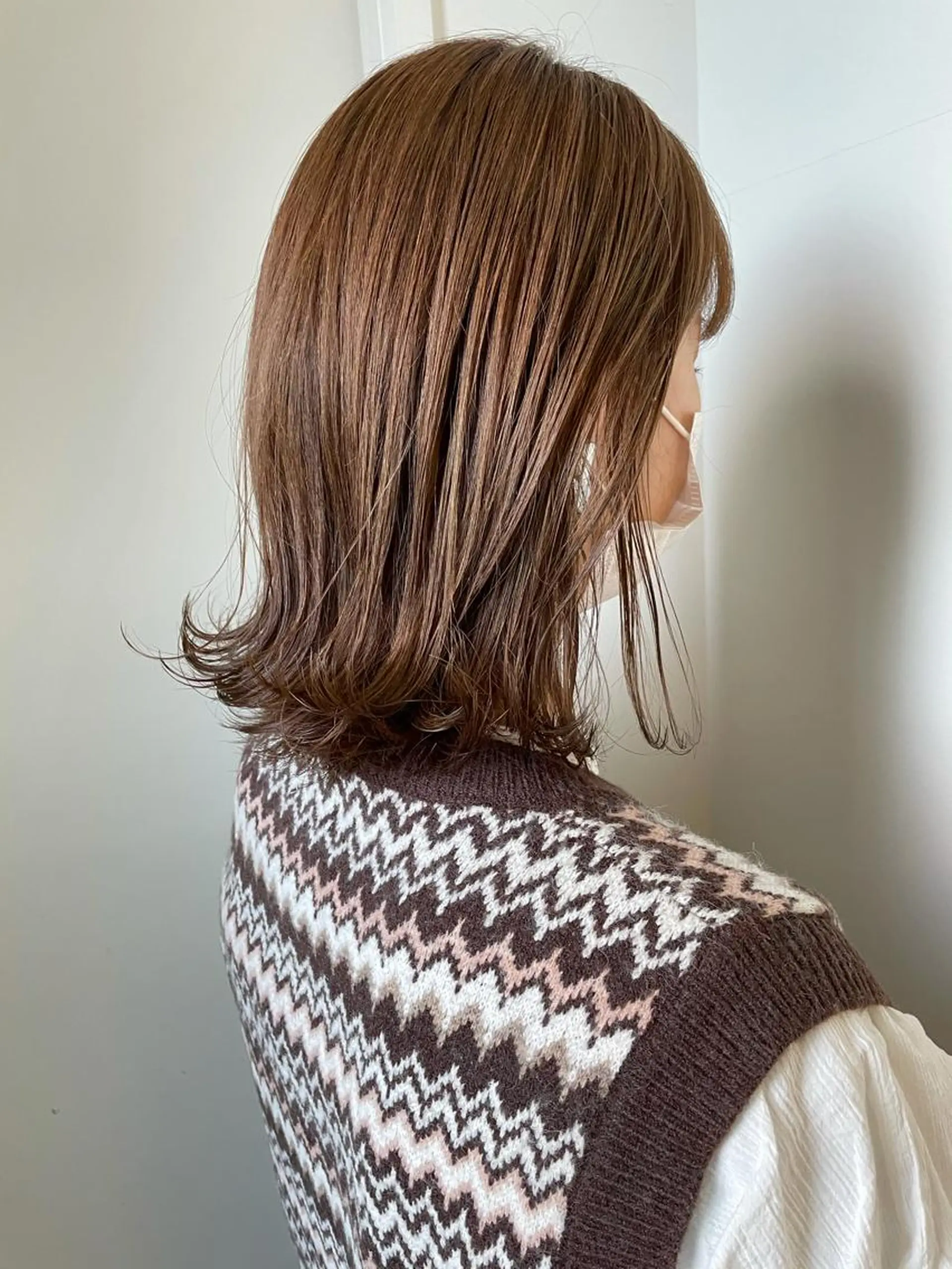 ミディアム カラー アッシュ 透明感カラー ハイライトカラー ハイトーンカラー イルミナカラー カット ヘアカラー トリートメント 江上拓郎/ショート /酸性ストレートのヘアスタイル