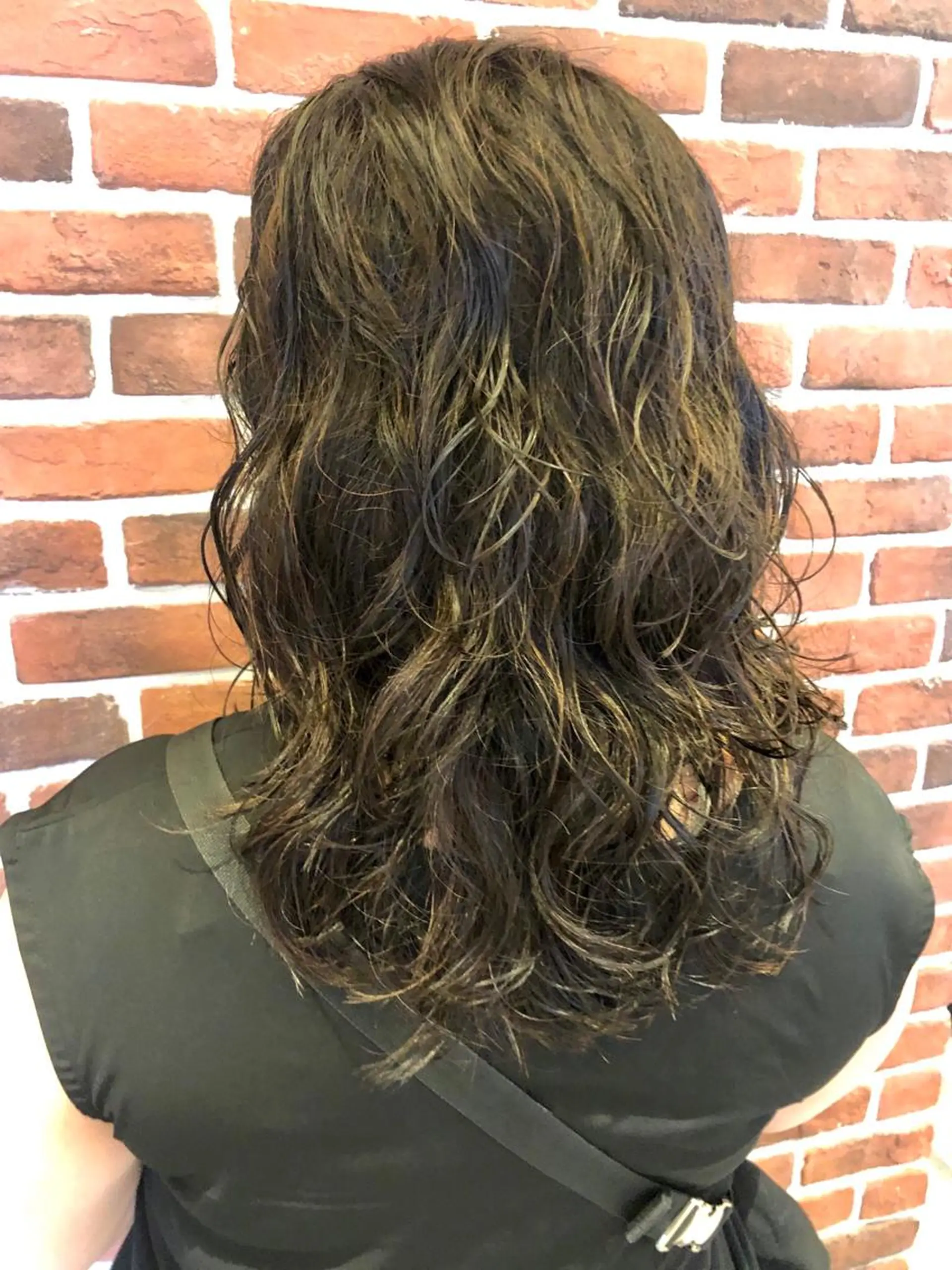 ミディアム パーマ さかい なつみのヘアスタイル
