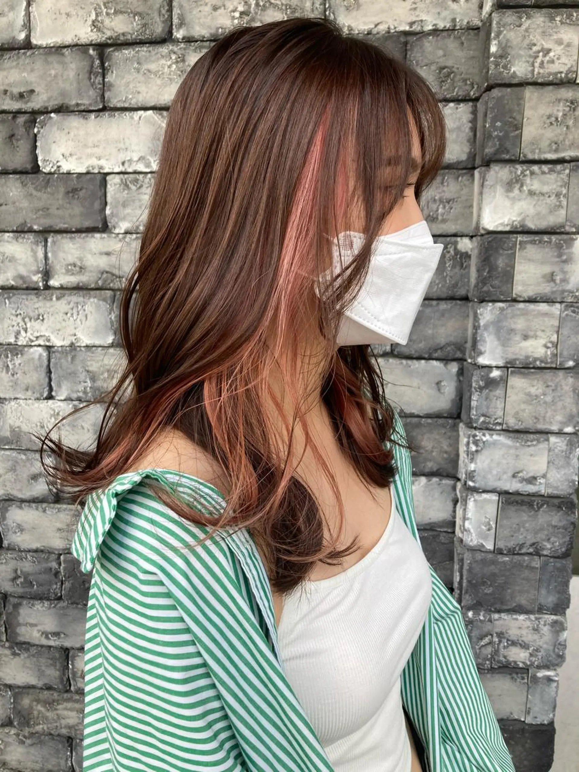 セミロング カラー カット トリートメント ヘアセット ✂️似合わせの魔術師 石田一樹✂️のヘアスタイル