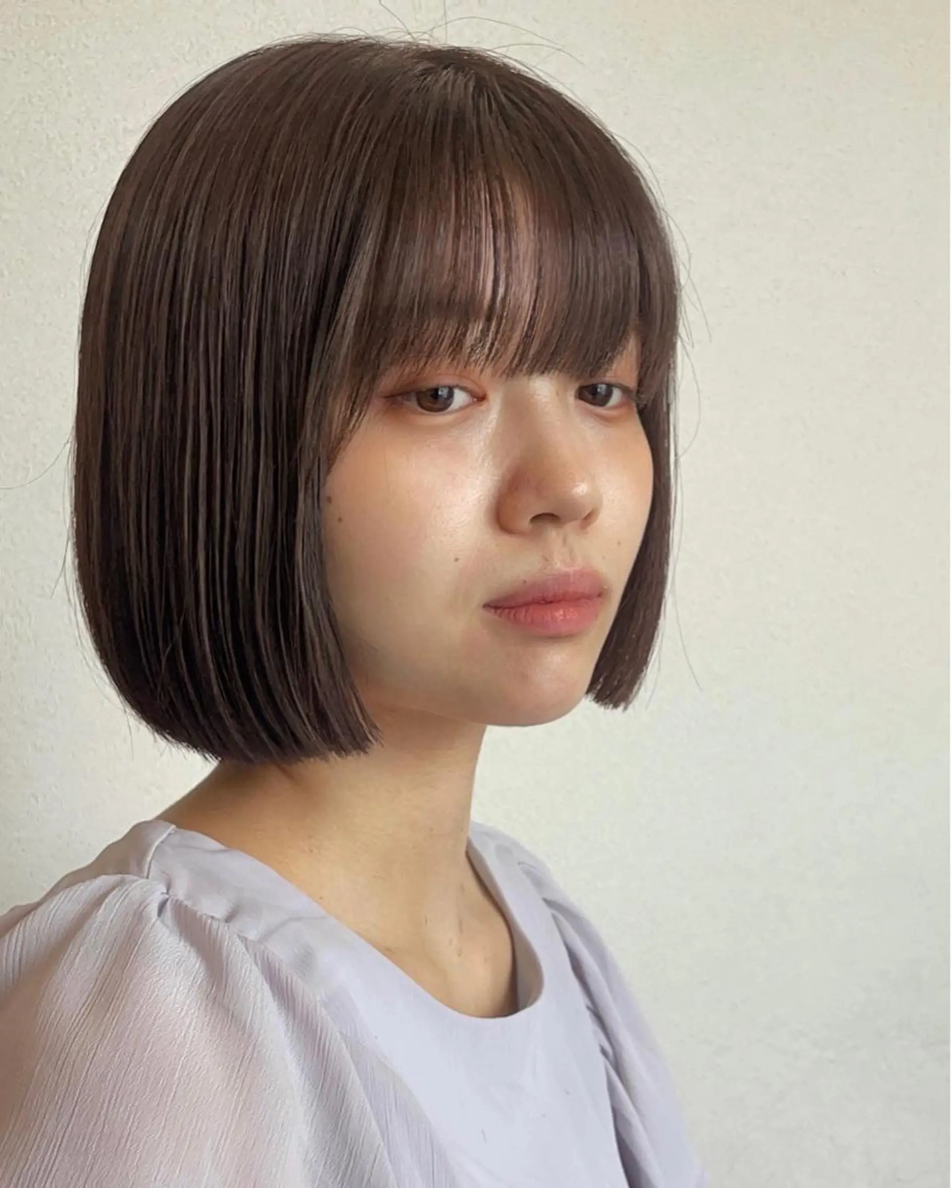 ショート ボブ カット ヘアカラー トリートメント ボブ/髪質改善/ soiナカジママドリのヘアスタイル