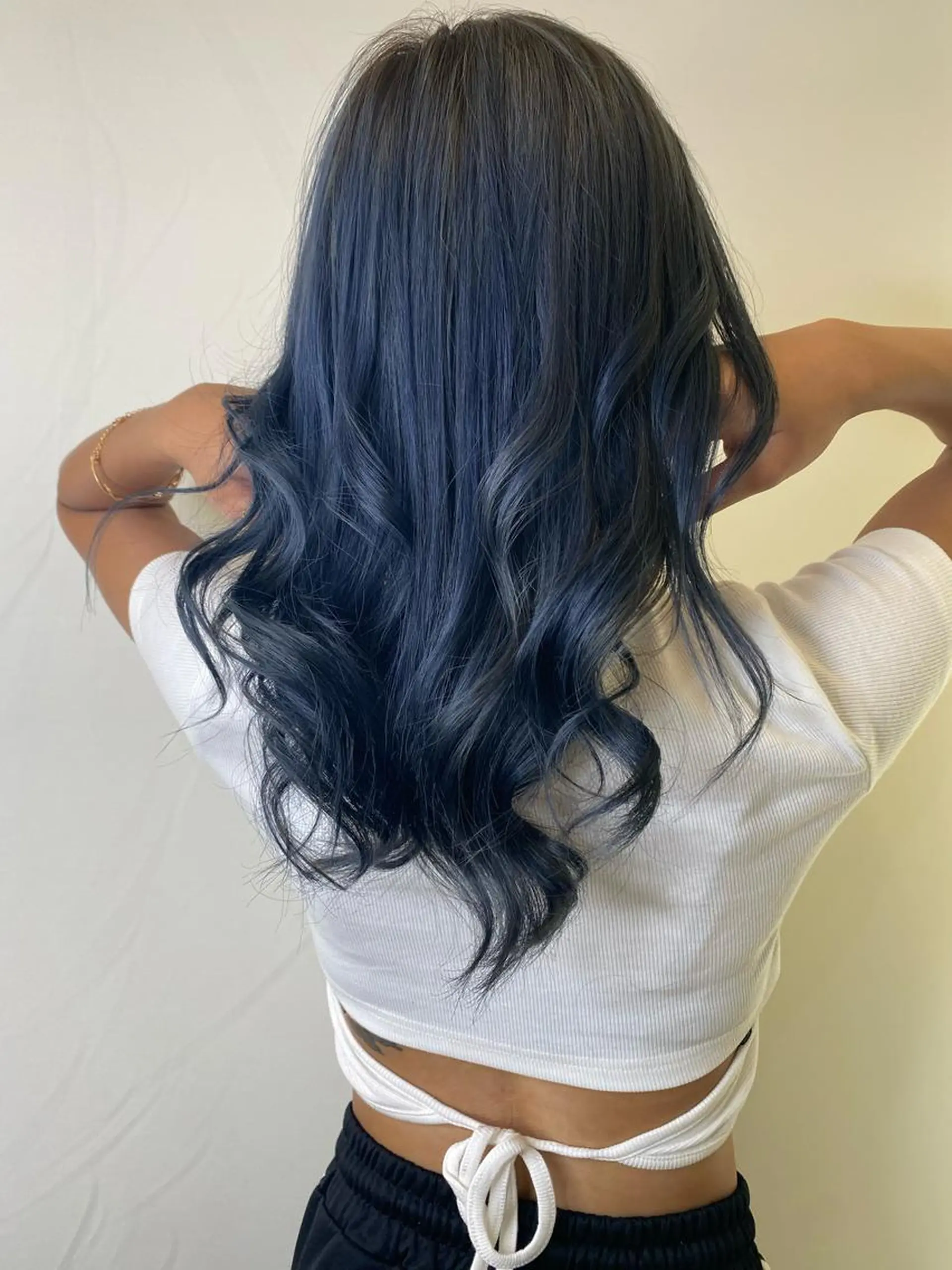 ロング アッシュ ヘアカラー トリートメント ヘッドスパ プルエク/clana ♡marinのヘアスタイル