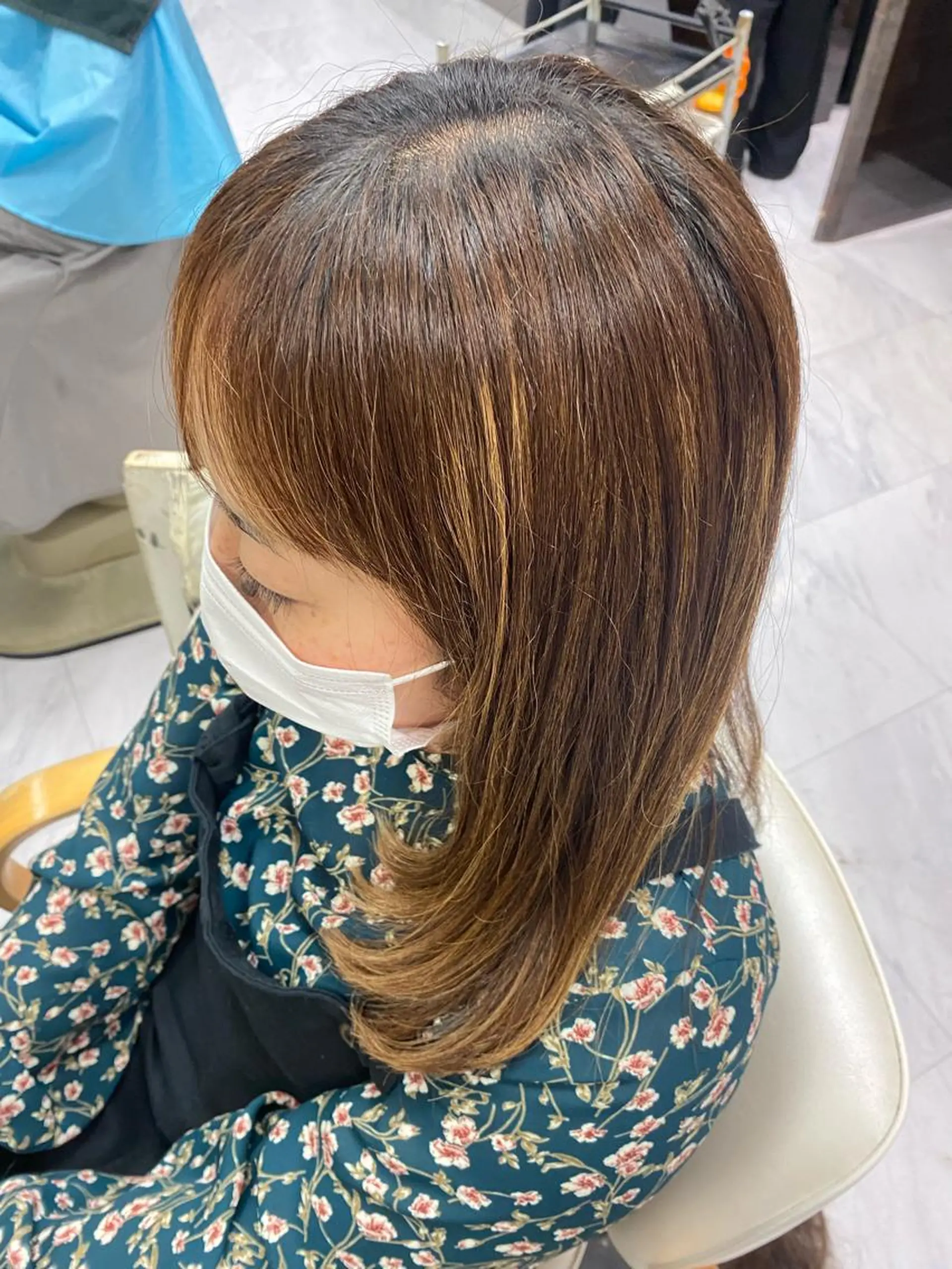 ロング レイヤーカット シャギー 目黒 碧人のヘアスタイル