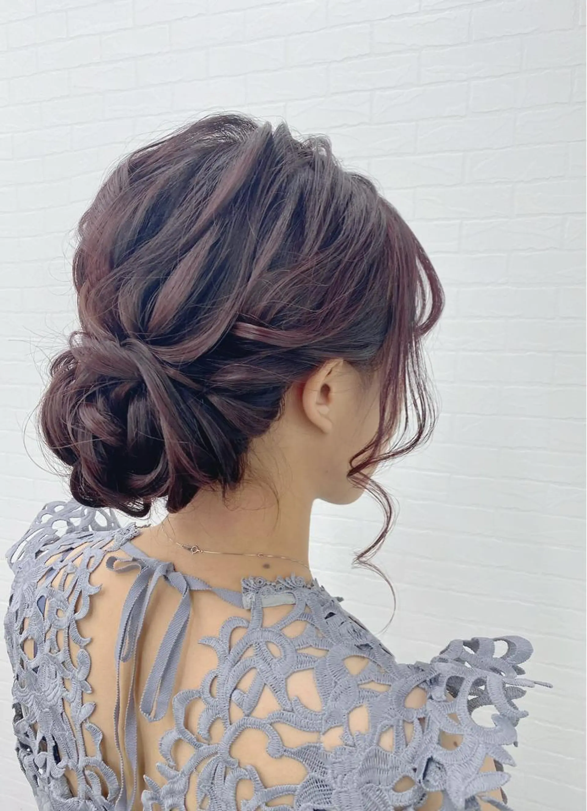 セミロング ヘアアレンジ ヘアセット GRANLUSSO 〜グランルッソ駅前店所属・木口 嘉美のヘアスタイル