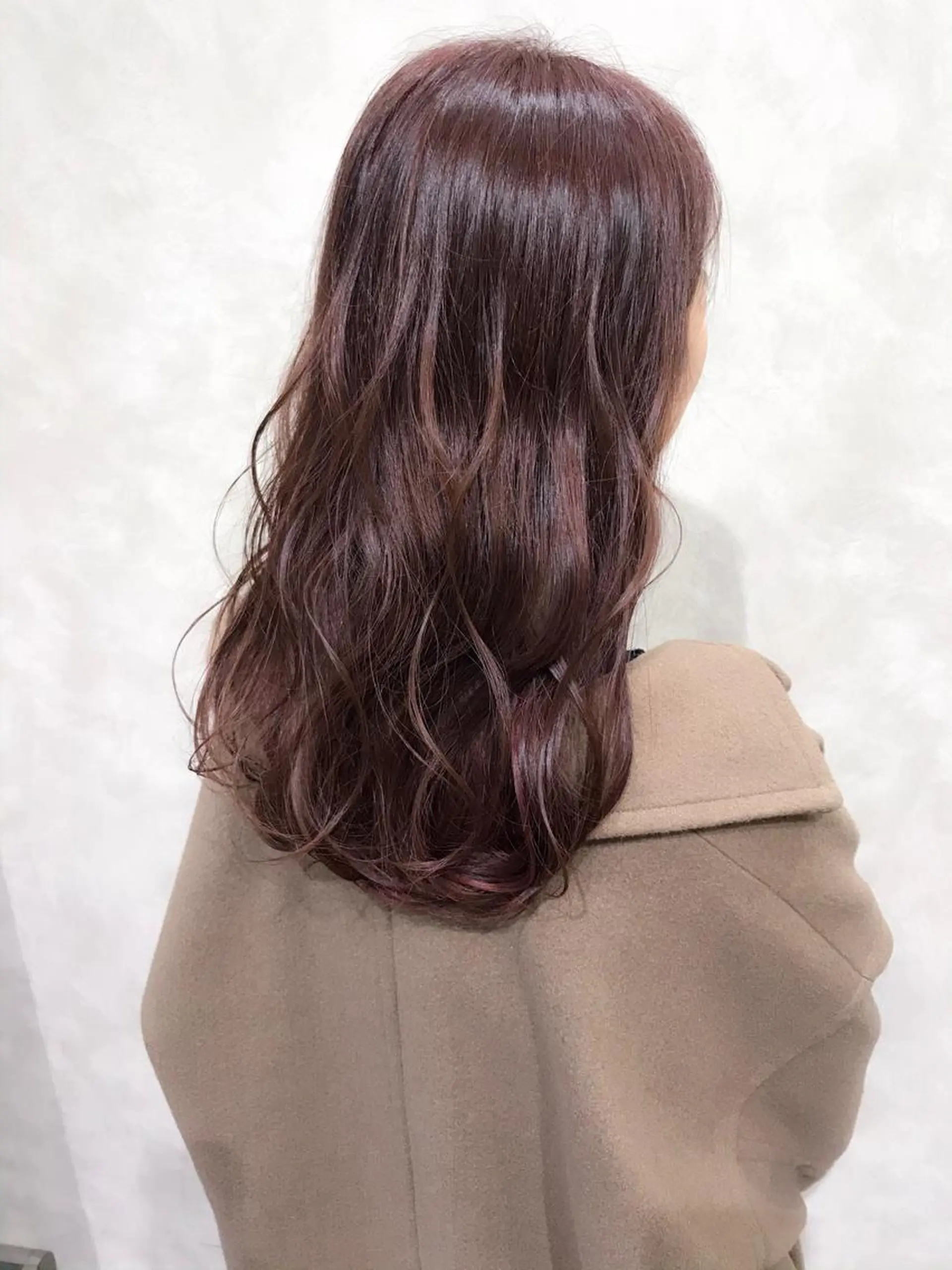 セミロング カラー ベージュカラー ピンクカラー ピンクベージュ ヘアカラー トリートメント Meena by urban所属・丹羽 隼人/髪質改善 /韓国ヘア🇰🇷のヘアスタイル