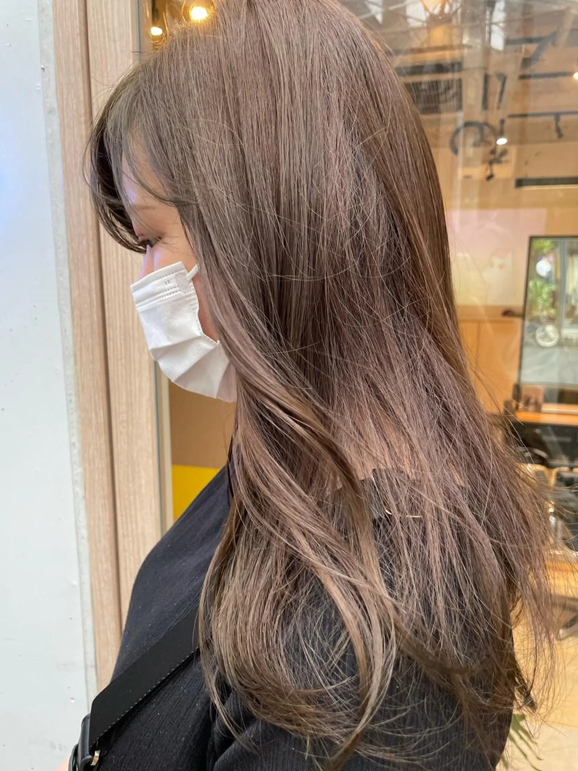 セミロング カラー SALOWIN下北沢所属・hazuki 🌝のヘアスタイル