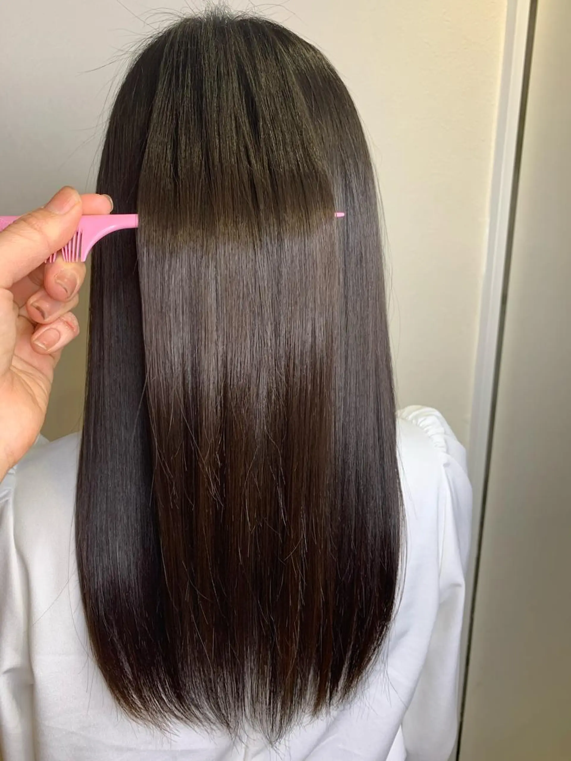 セミロング カラー ヘアアレンジ 髪質改善/縮毛/新宿 🫧SUZUKA🫧のヘアスタイル