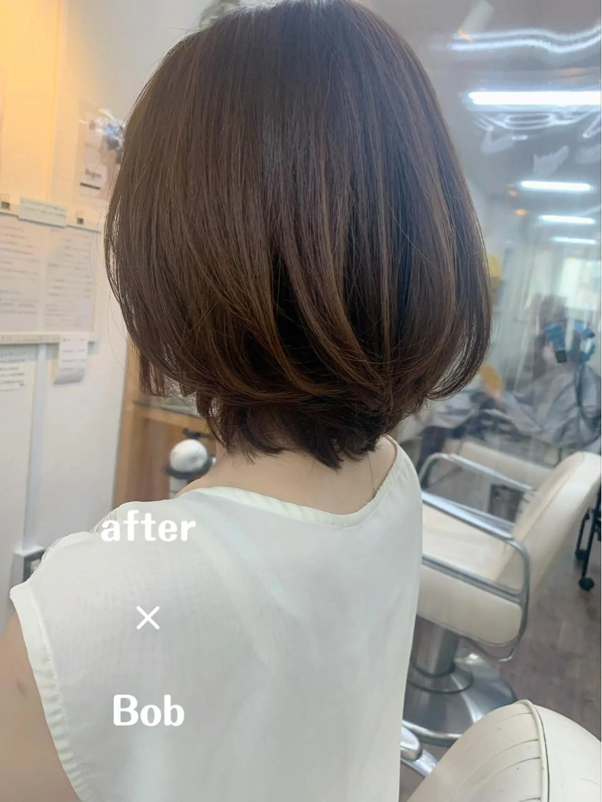 ミディアム 縮毛矯正 カット 縮毛矯正 ajuga所属・hama yukiのヘアスタイル