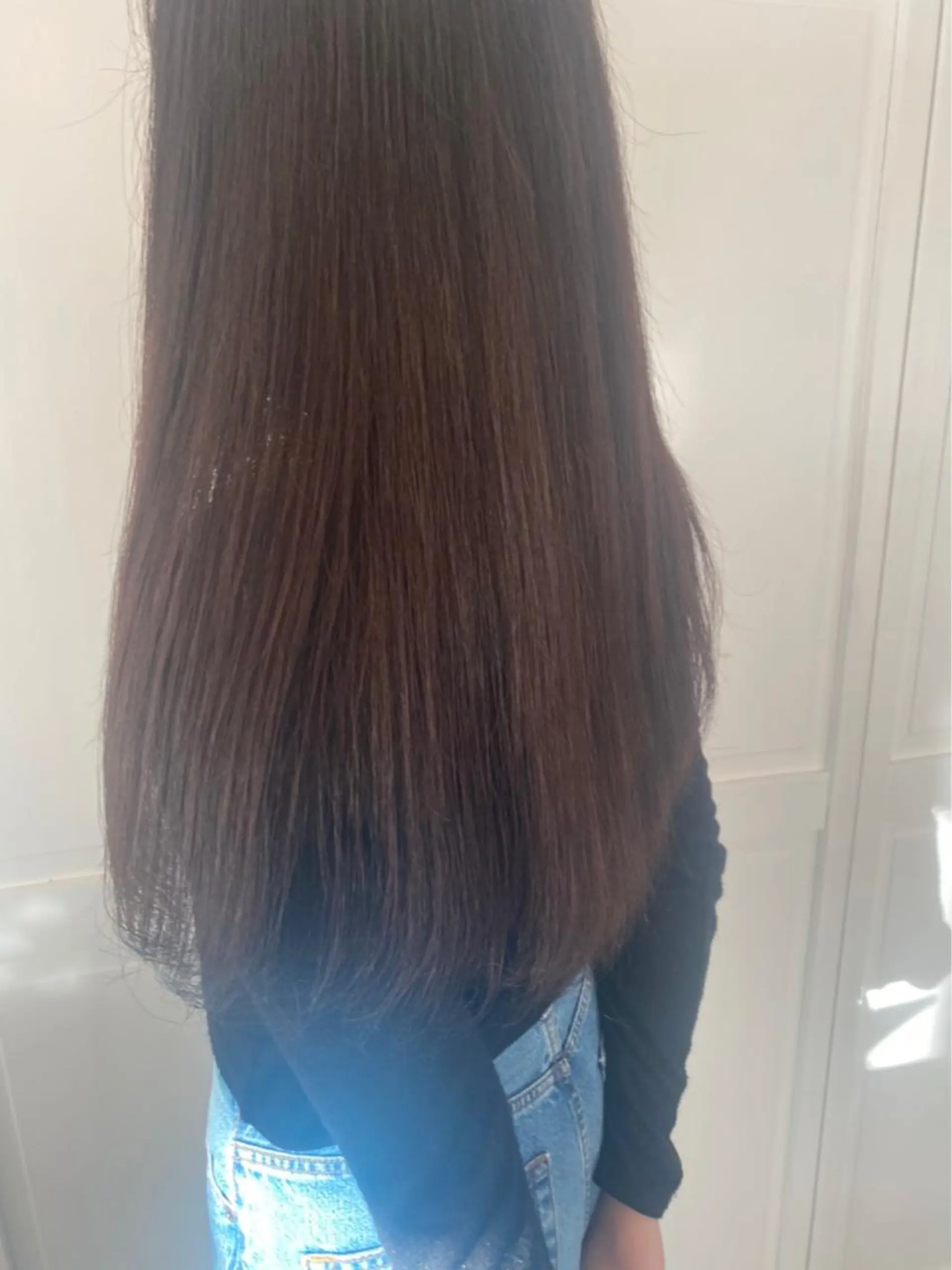 カラー ブリーチカラー🎀 韓国風/寺門美優のヘアスタイル