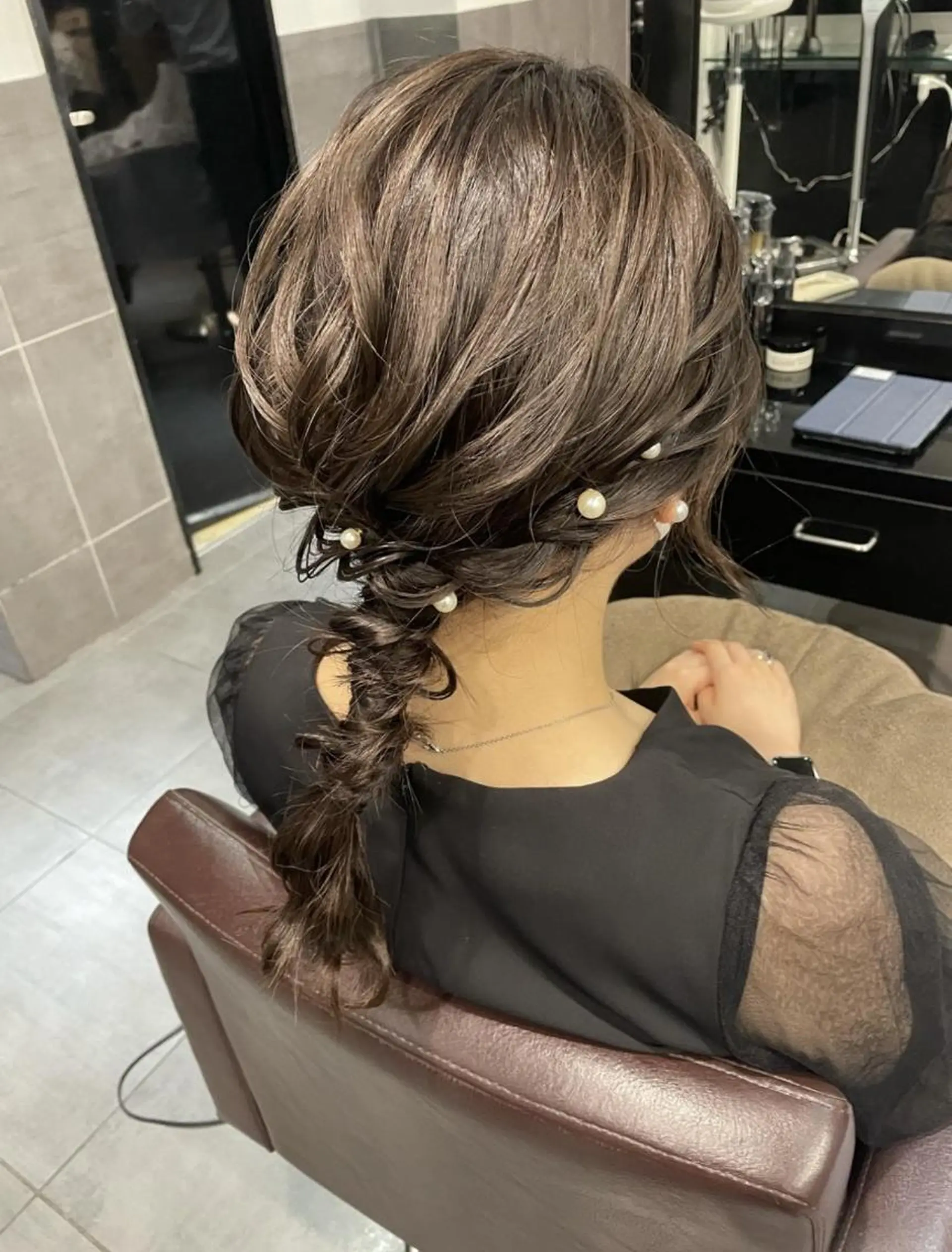 ヘアアレンジ ヘアセット eyelist /cocomi‎🤎のマツエク・マツパデザイン