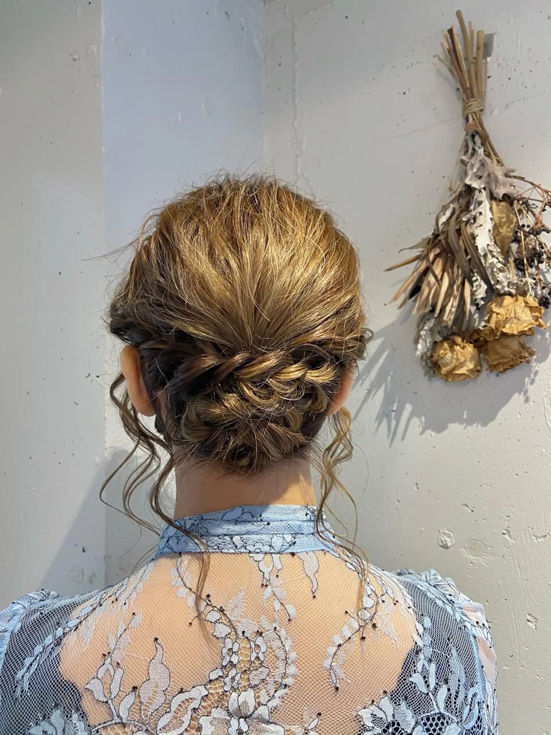 ミディアム ヘアアレンジ なかまみさと 🌼極上ヘッドスパのヘアスタイル