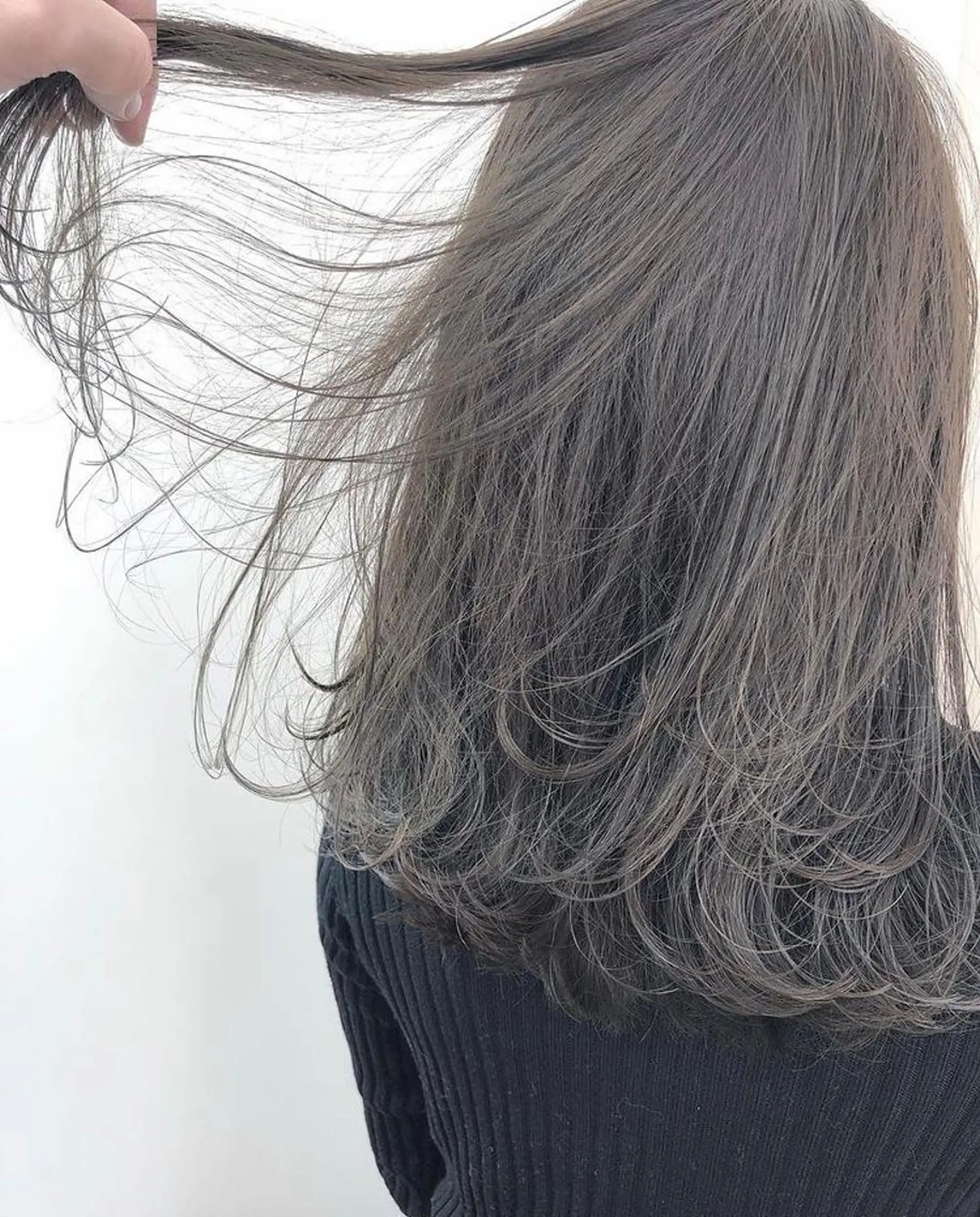 ミディアム カラー カット ヘアカラー トリートメント HATSUMEI ゆうまのヘアスタイル