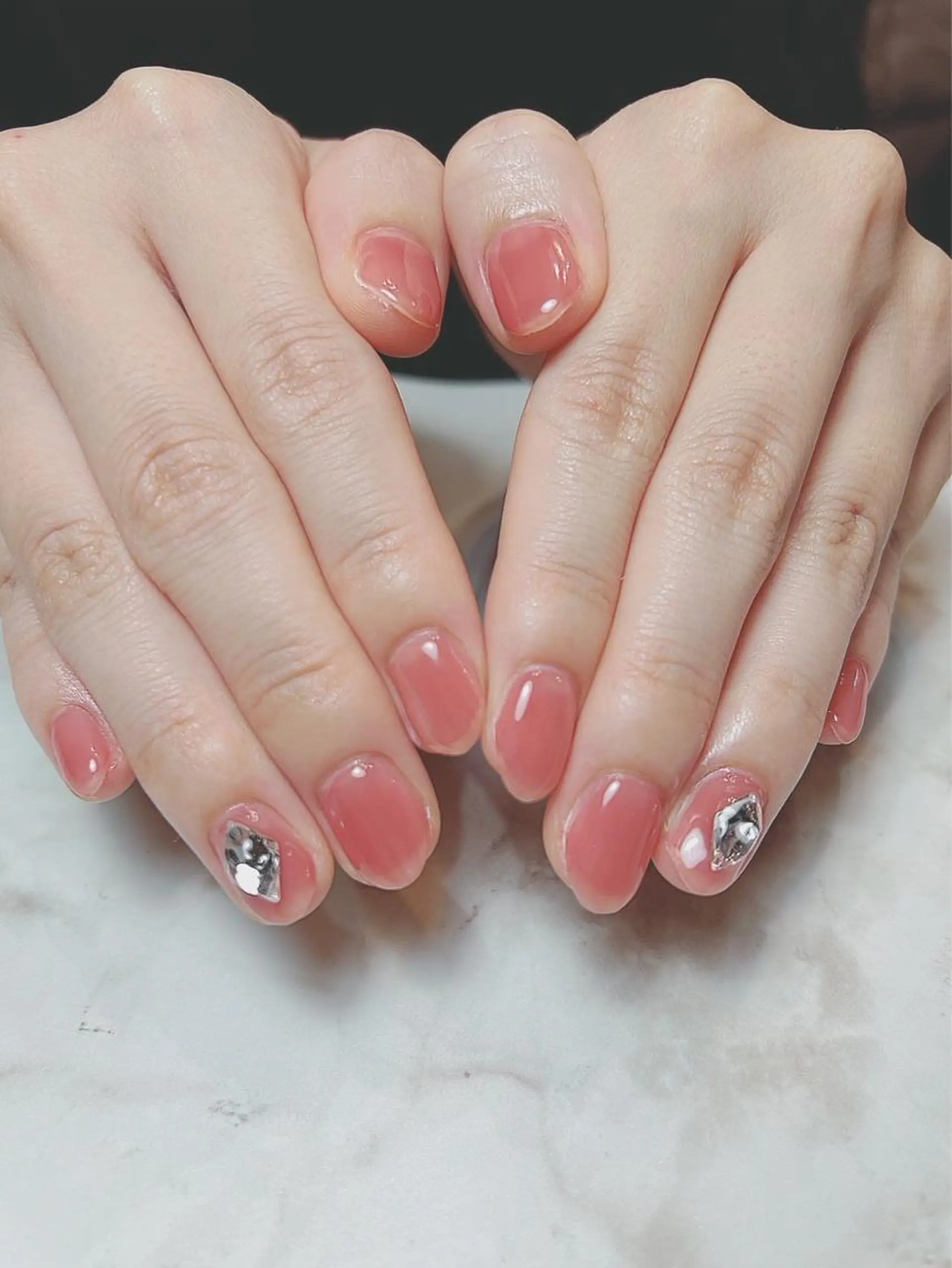 ネイル アートネイル ジェルネイル ニュアンスネイル パラジェル Nailist Honamiのネイルデザイン