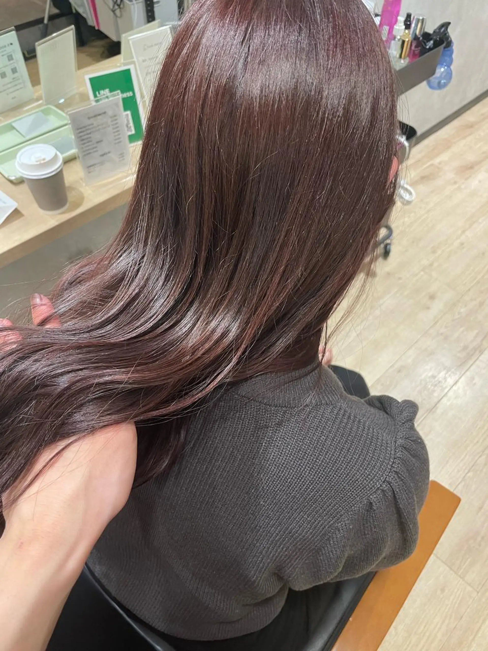 ロング カラー ヘアアレンジ トレンド透明感カラー ☘️大貫 昂涼🐹のヘアスタイル