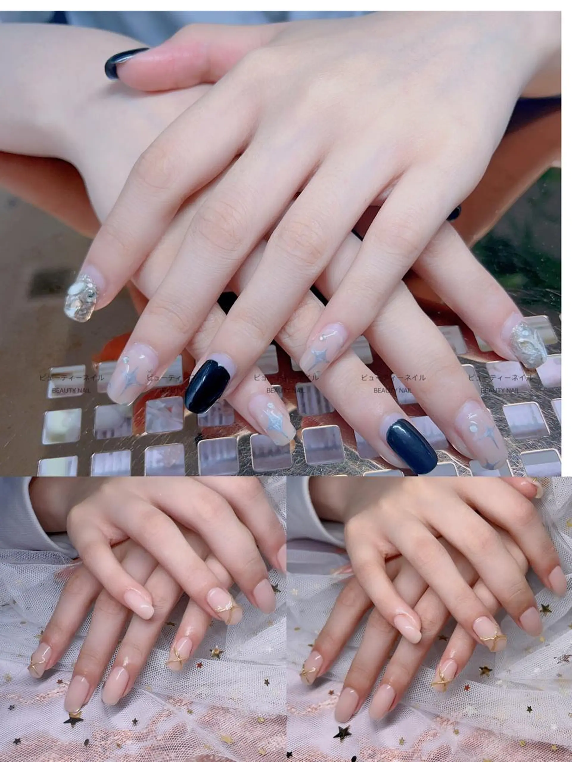 ネイル 長さ出し ジェルネイル Moonstone Salon所属・Moonstone Salonのネイルデザイン