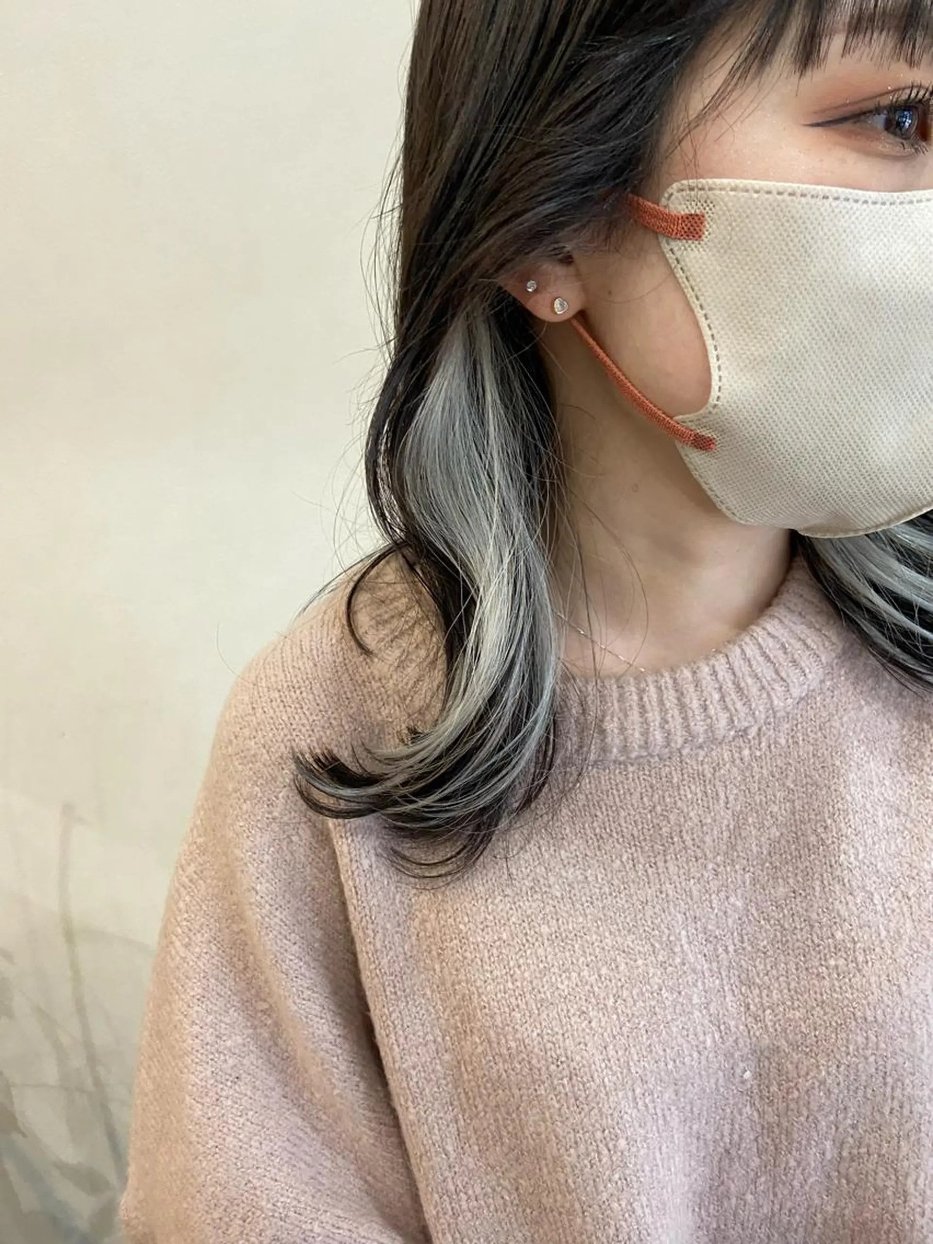 セミロング カット ヘアカラー トリートメント ボブ/透明感カラー 🧸YUI❤️のヘアスタイル