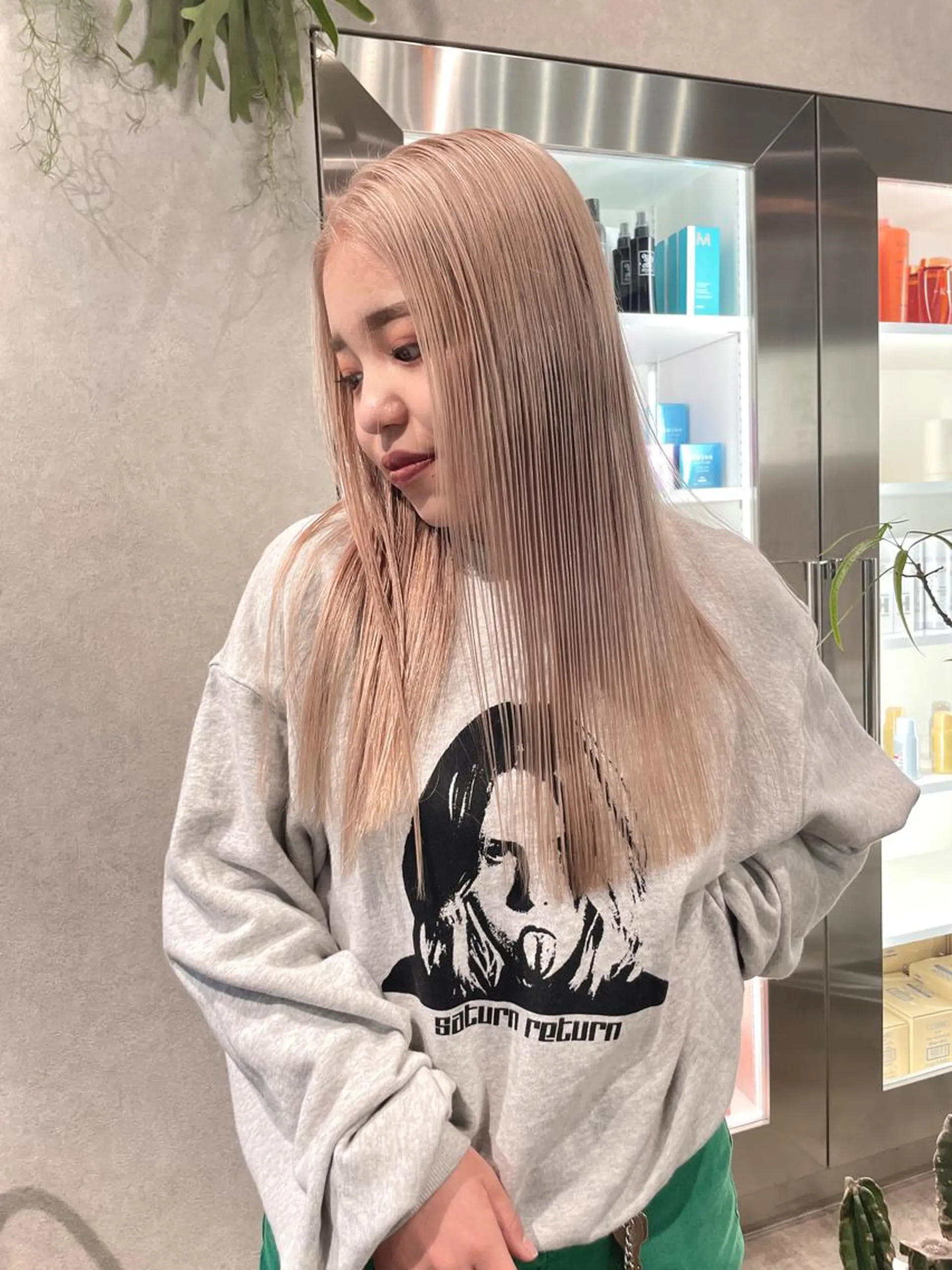 カラー スミレ /メンズ /コーンロウのヘアスタイル