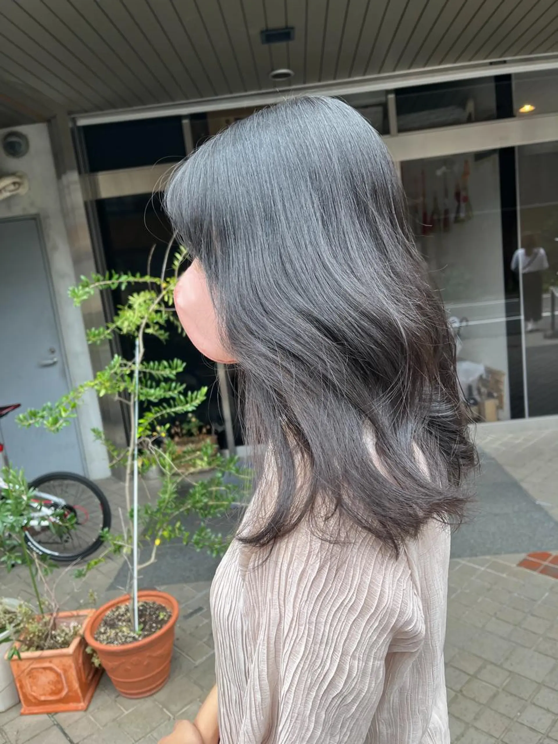 セミロング カラー 透明感カラー カット トリートメント HIYOSHI　✂︎ 艶髪職人のヘアスタイル