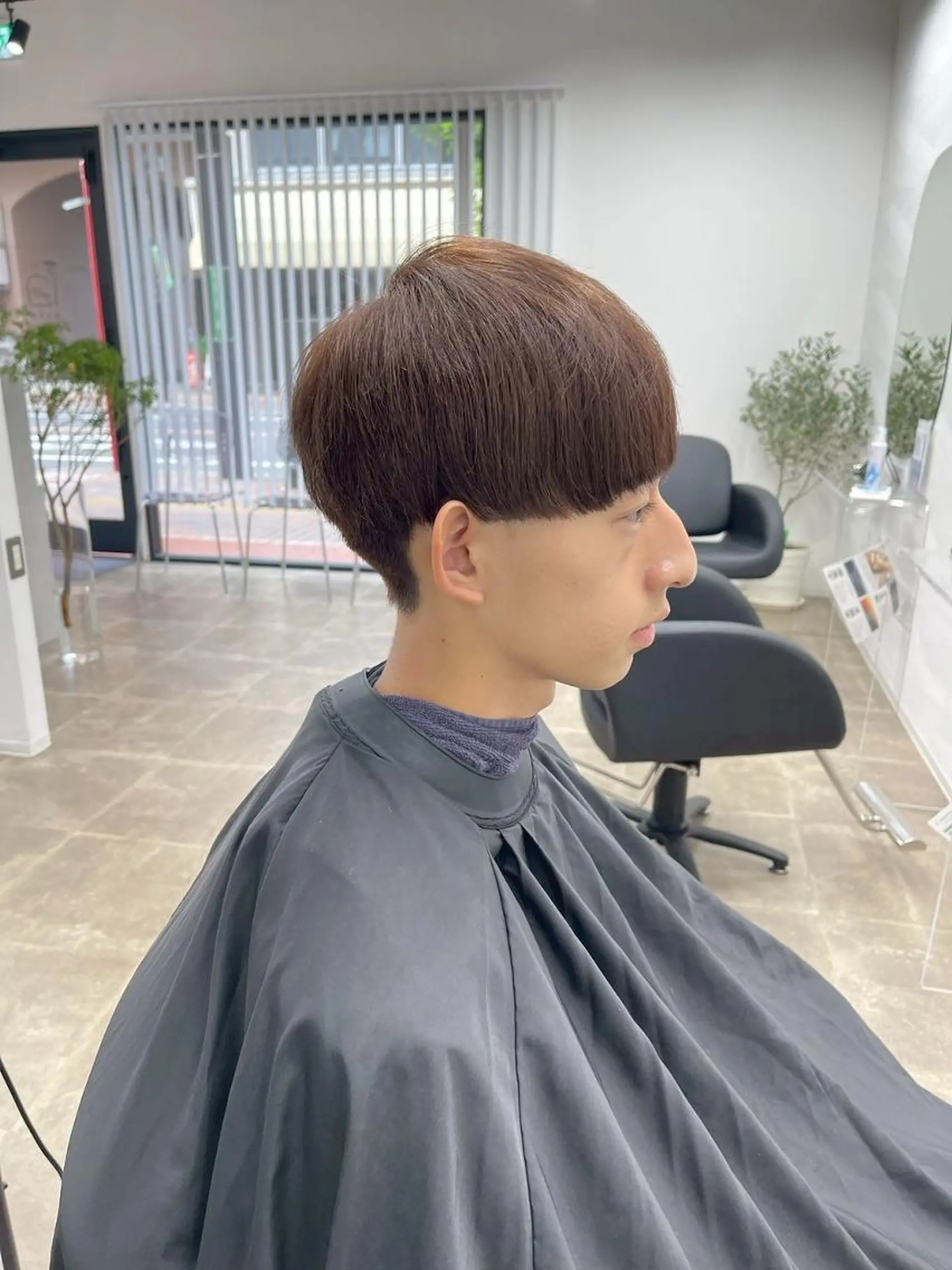 メンズ ショート カット 縮毛矯正 トリートメント メンズ特化美容師 🐈‍⬛RUNAのヘアスタイル