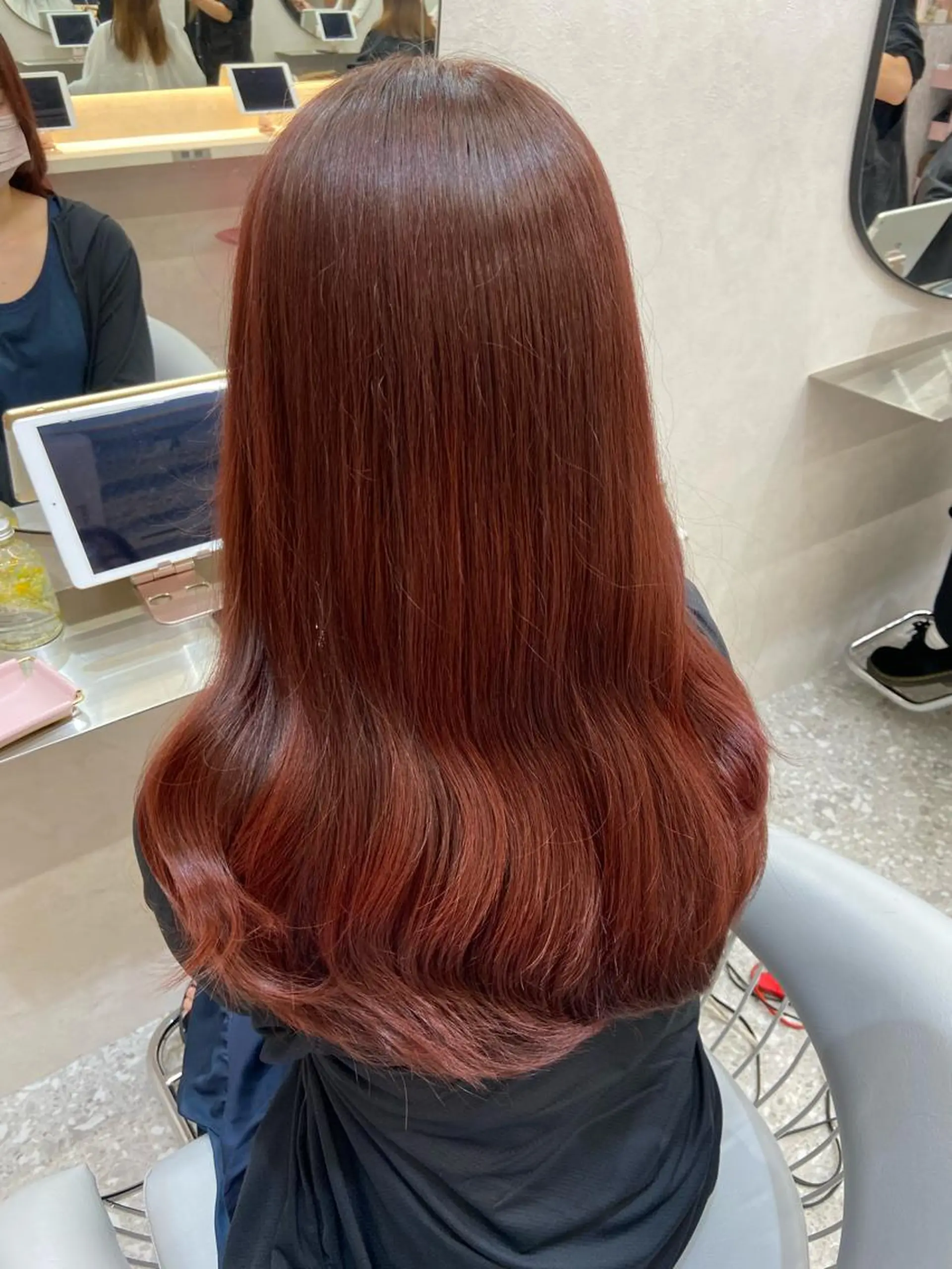 ロング カラー シールエクステ ブリーチ ブラウンカラー ケアカラー ダブルカラー カット ヘアカラー トリートメント 新宿/韓国ヘア 中明度カラー/かやのヘアスタイル