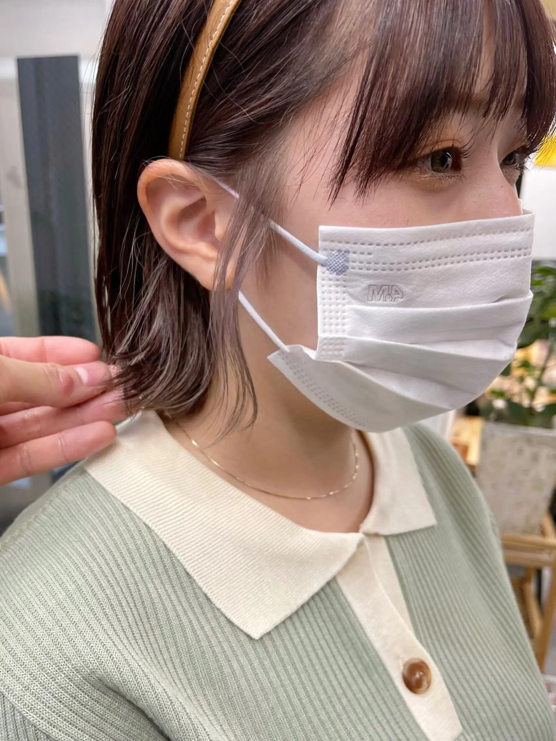 ミディアム ブリーチダブルカラー 【koide】のヘアスタイル