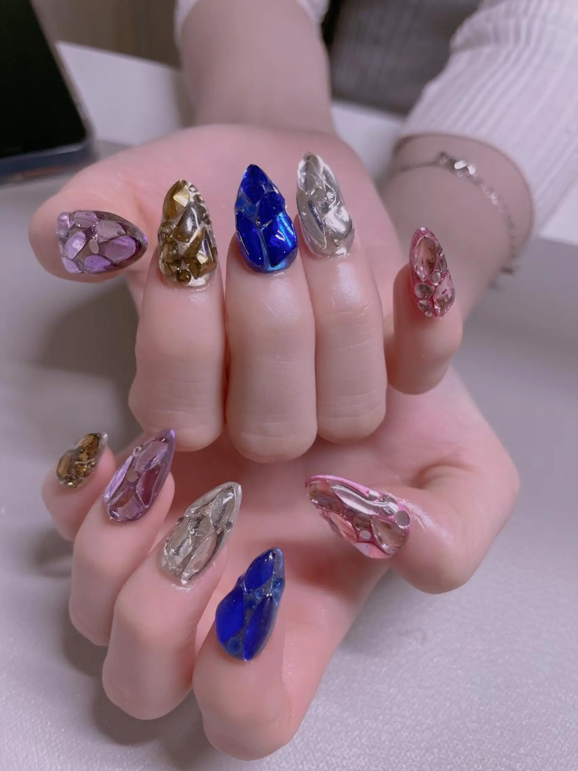 ネイル 長さだし専門店 M2 rikaのネイルデザイン