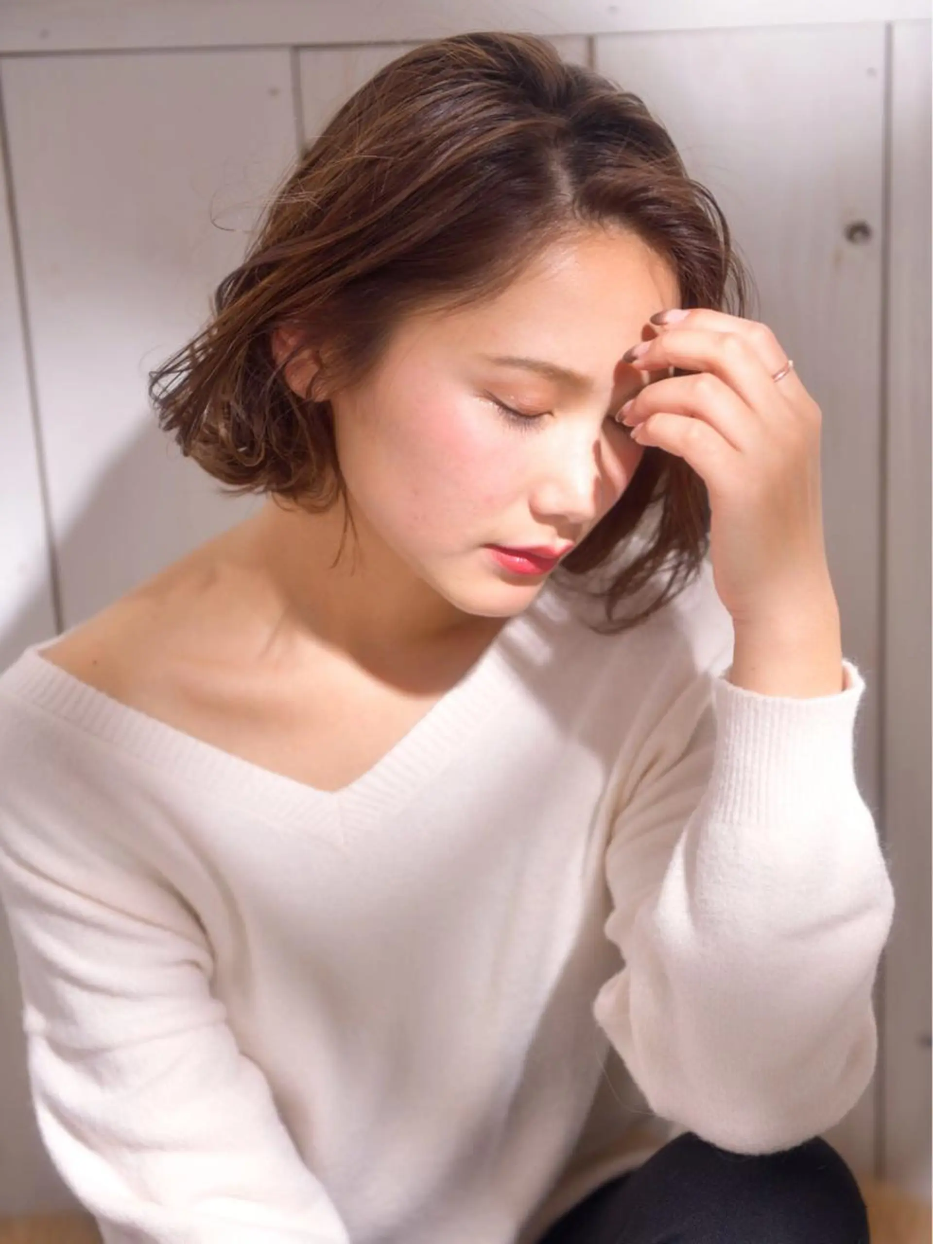 ショート カラー パーマ 【髪質改善師】 鈴木伸之介のヘアスタイル