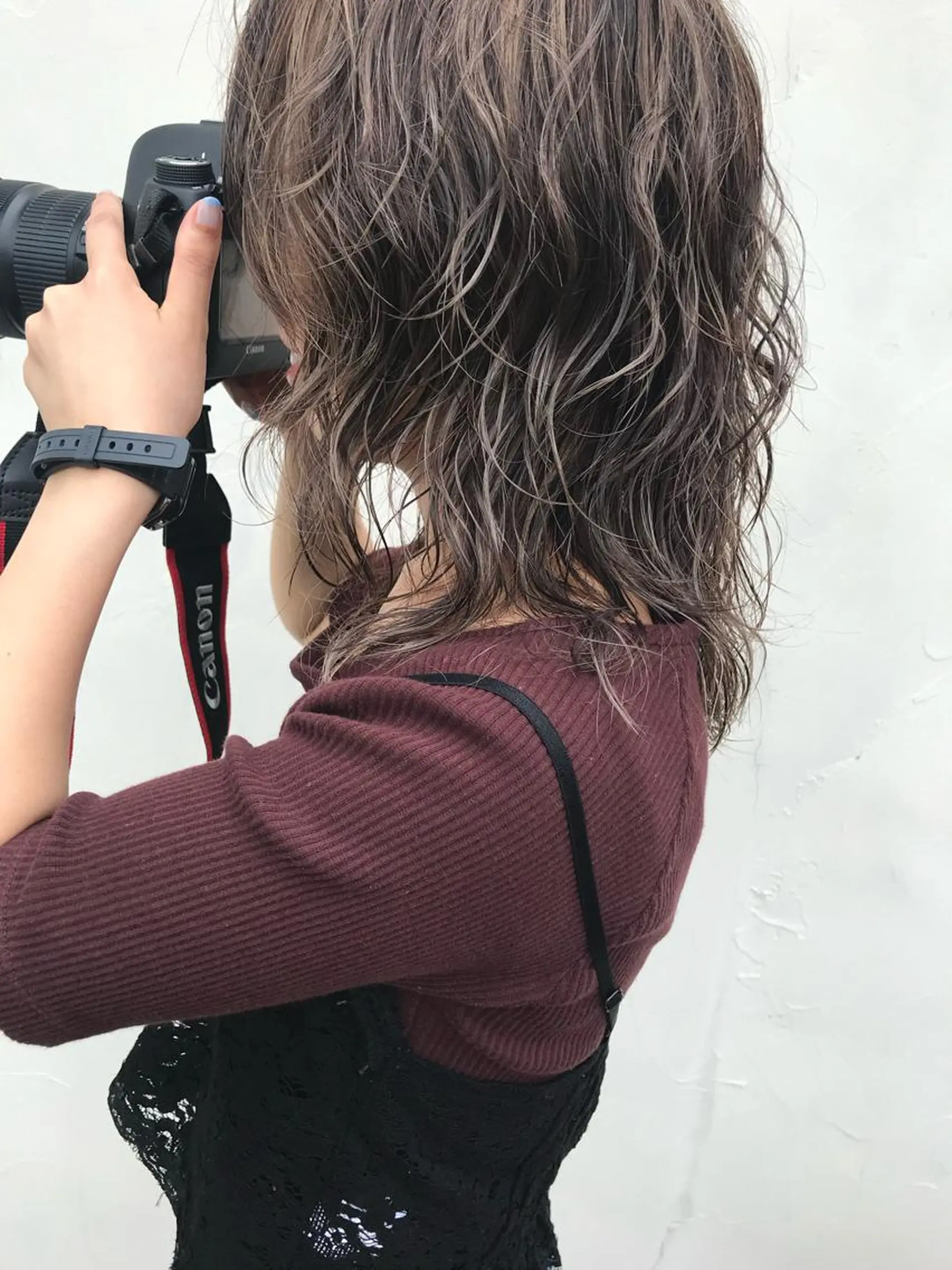 ミディアム パーマ ミディアムパーマ ウルフカット Hair Musee   柱店所属・topstylist 吉住 早織のヘアスタイル