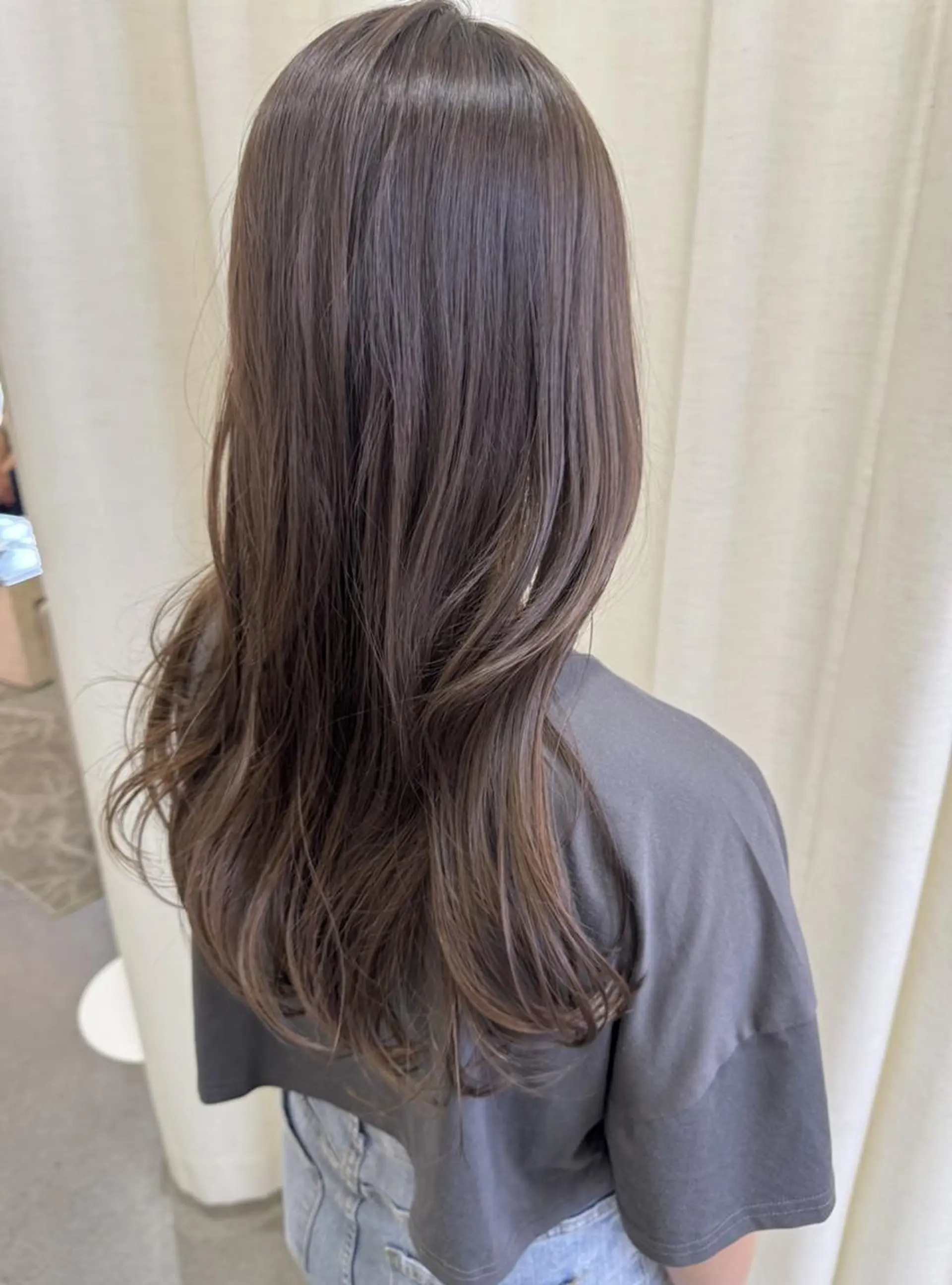 ロング レイヤーカット カット トリートメント 韓国ヘア/レイヤー /髪質改善🦋イブキのヘアスタイル