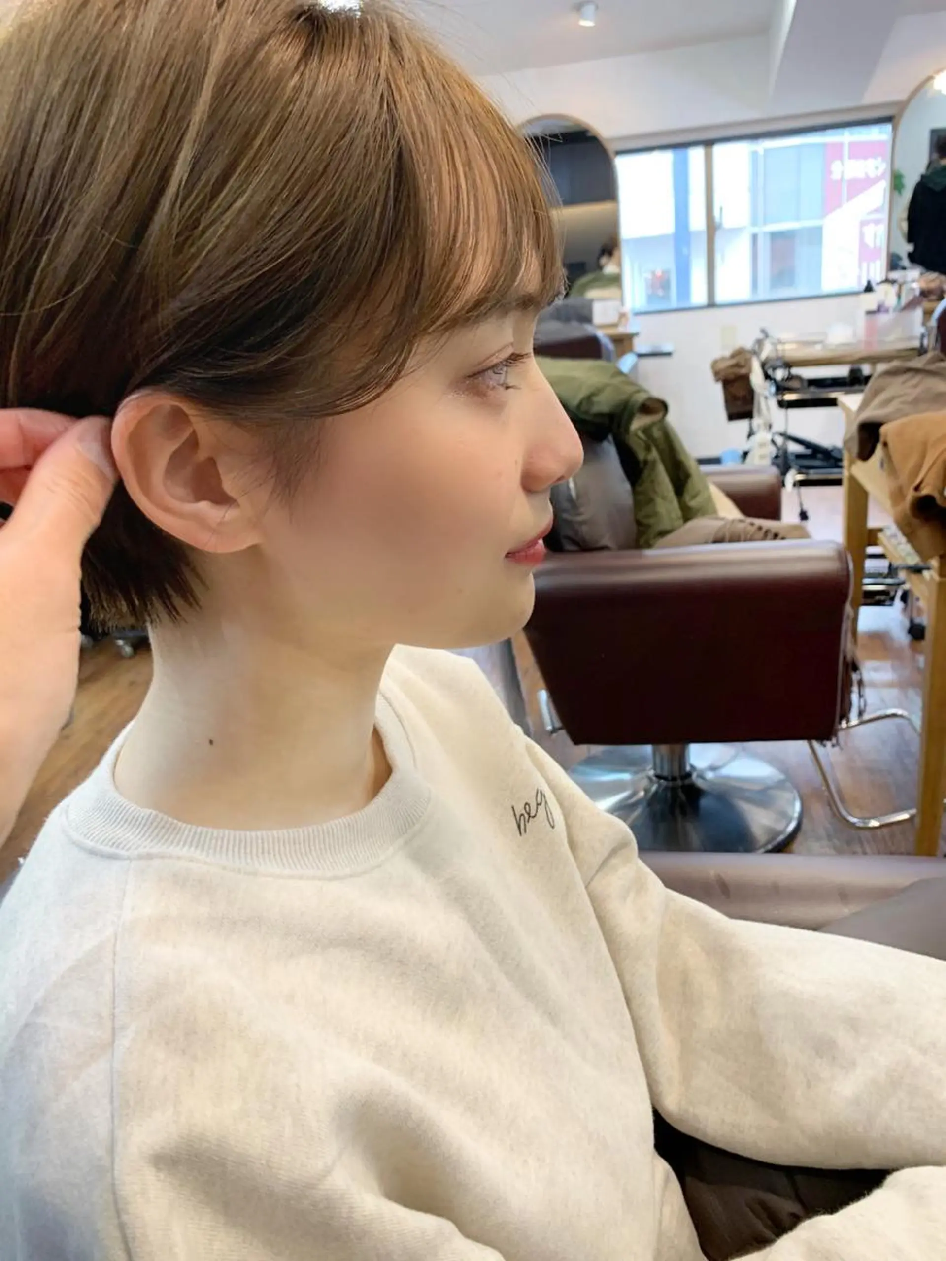 ショート 縮毛矯正/ショート/ レイヤー/畑中正敏のヘアスタイル