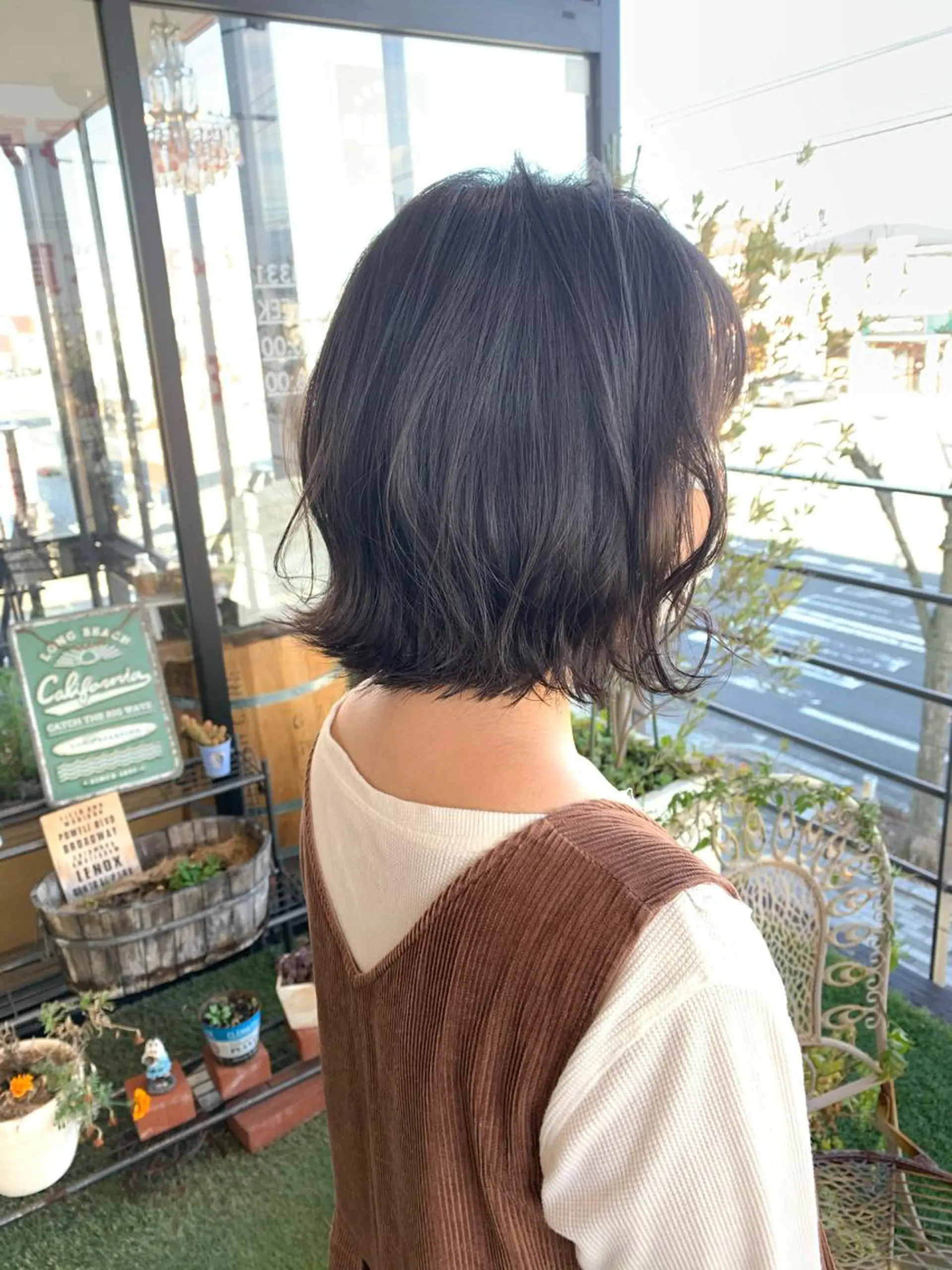 ミディアム カット ヘアカラー graxi'    グラシー所属・ブリーチ/ハイトーン SERINAのヘアスタイル