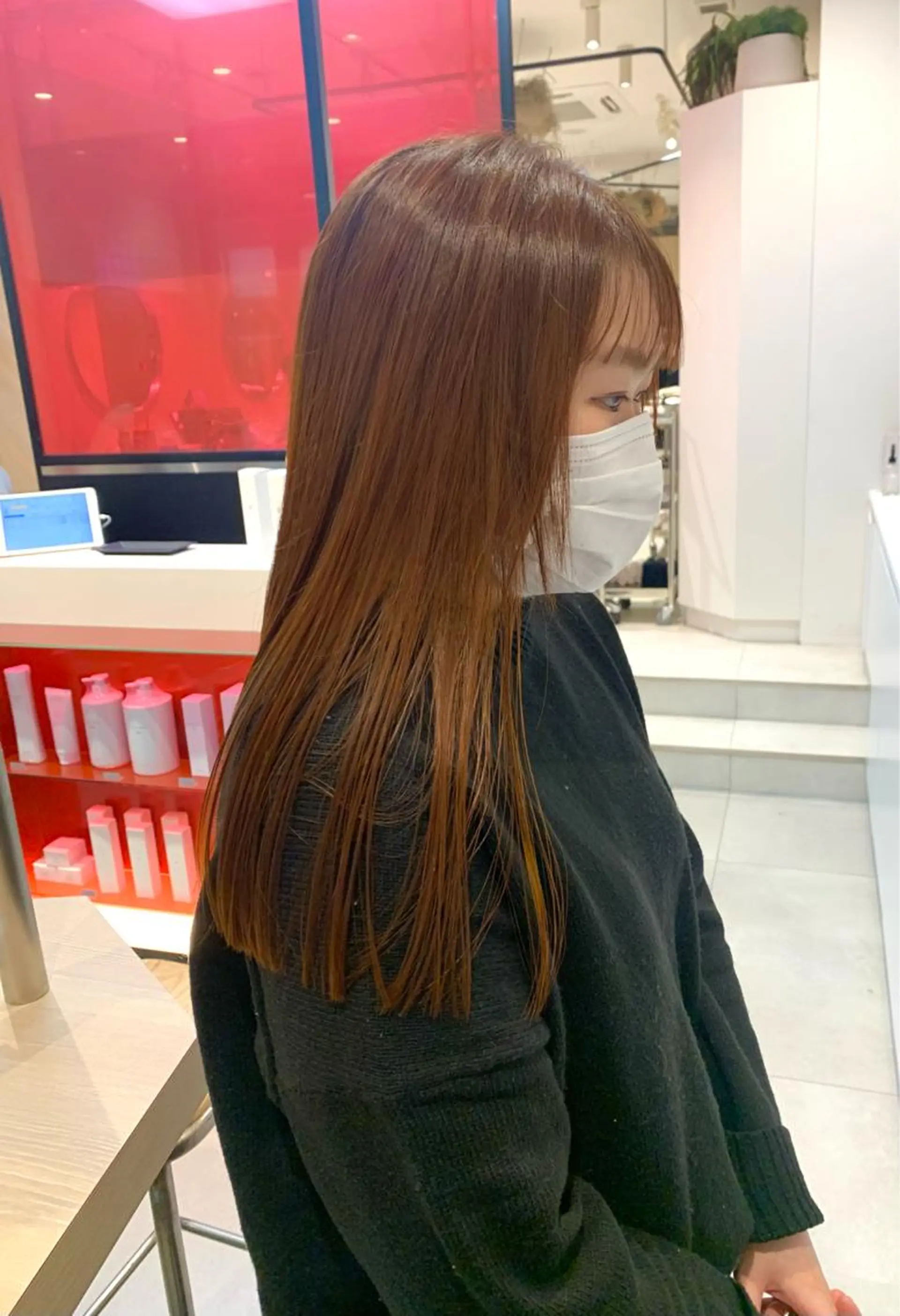 ロング みなもと ちはるのヘアスタイル