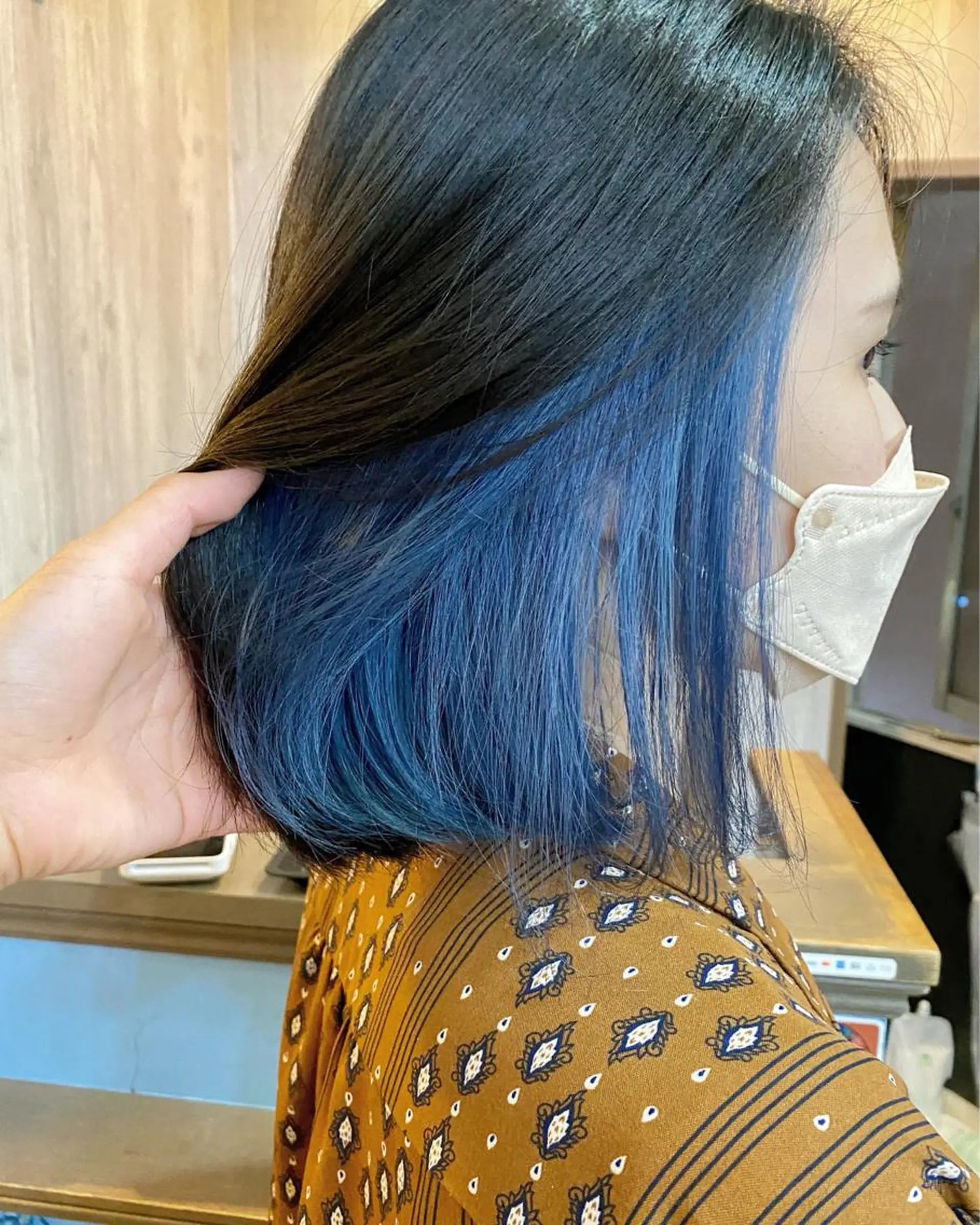 セミロング カラー アディクシーカラー ヘアカラー トリートメント ✨韓国風カット/艶髪 カラー✨yumeのヘアスタイル