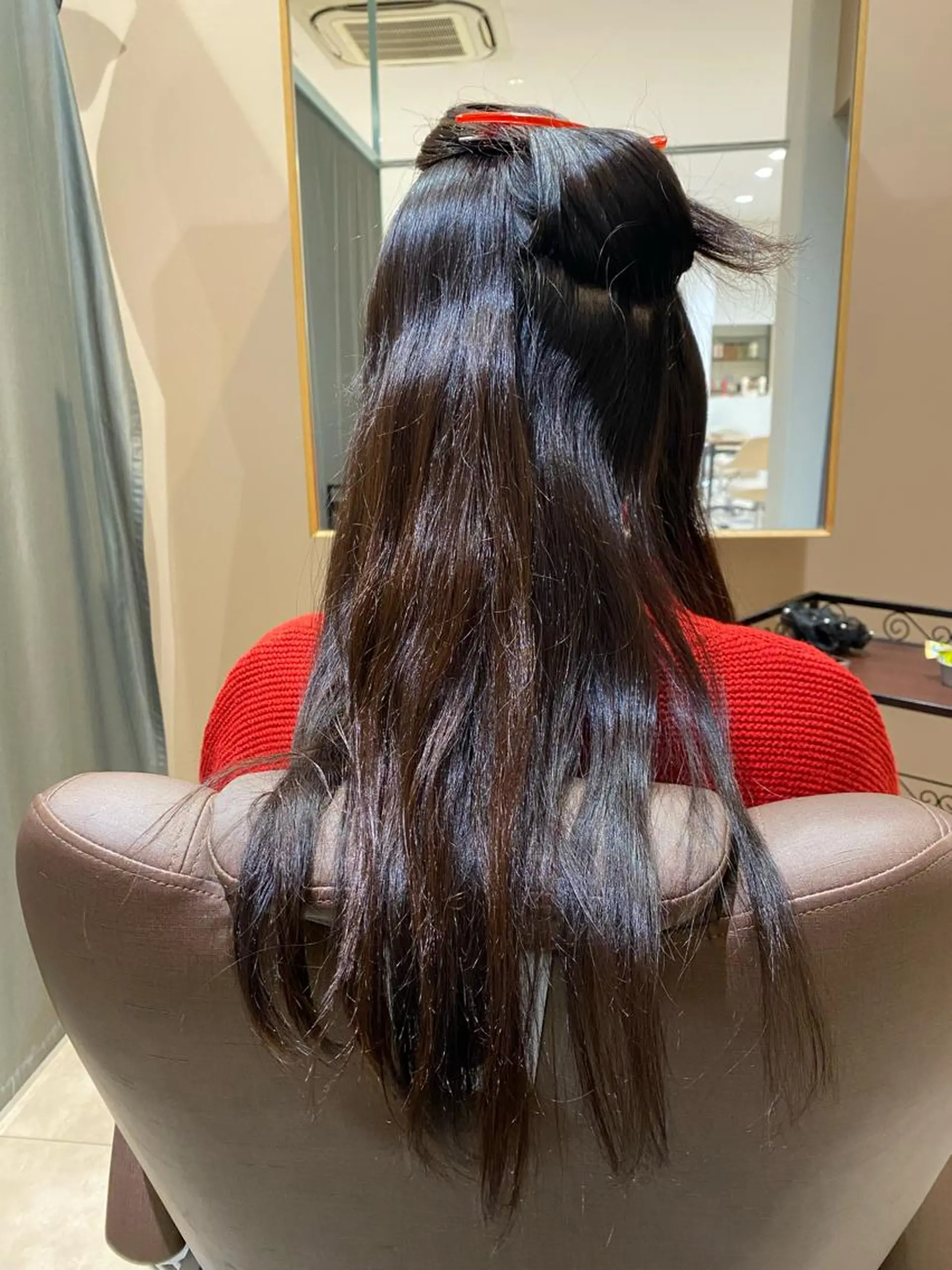 ロング 縮毛矯正 トリートメント VIVE counter所属・タナカ レイヤのヘアスタイル