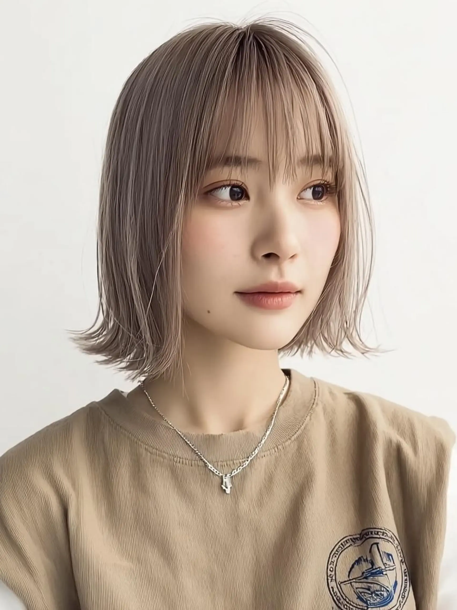 ミディアム カラー ❄️透明感ブリーチ ❄️TOWA市川のヘアスタイル