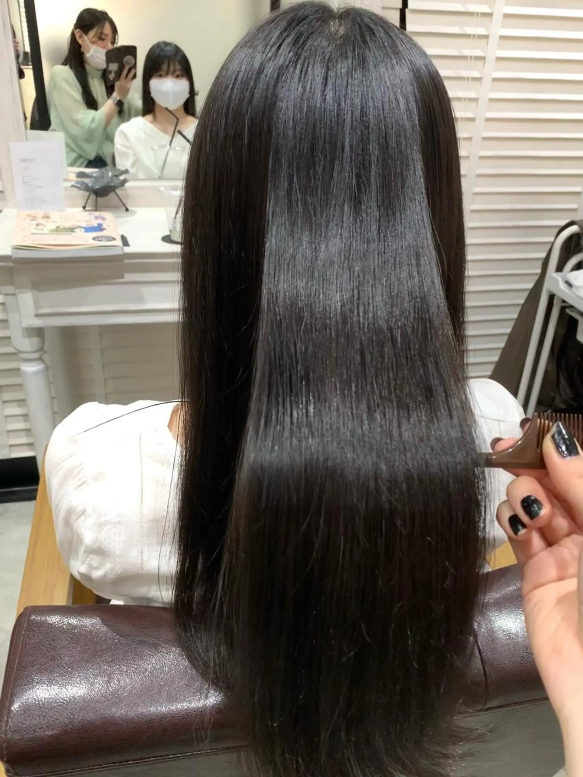 ロング 縮毛矯正 縮毛矯正 LITTLE _KATOのヘアスタイル