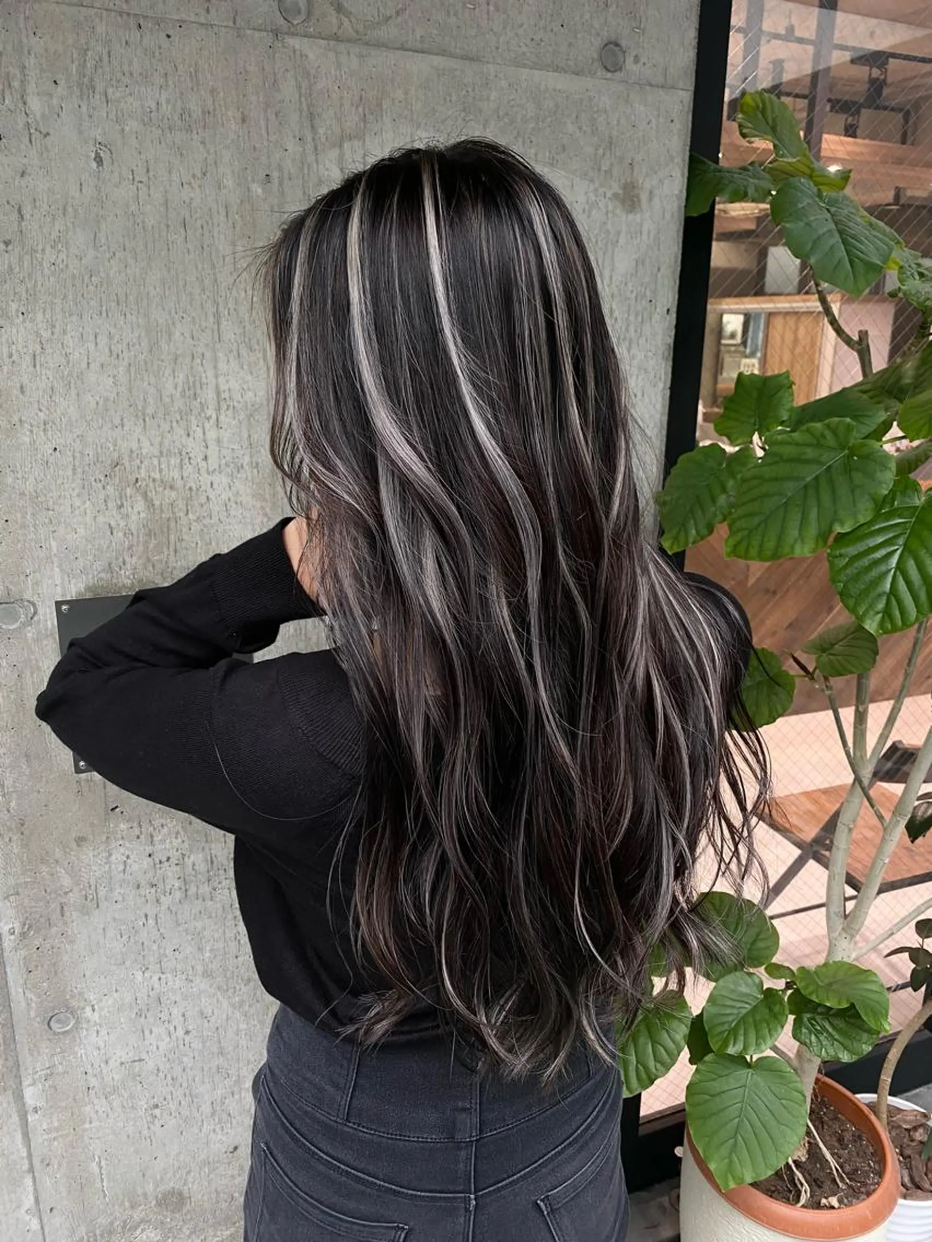 ロング カラー ハイライトカラー ハイライト カット ヘアカラー 🌈透明感カラー ✨松田龍也🌈のヘアスタイル