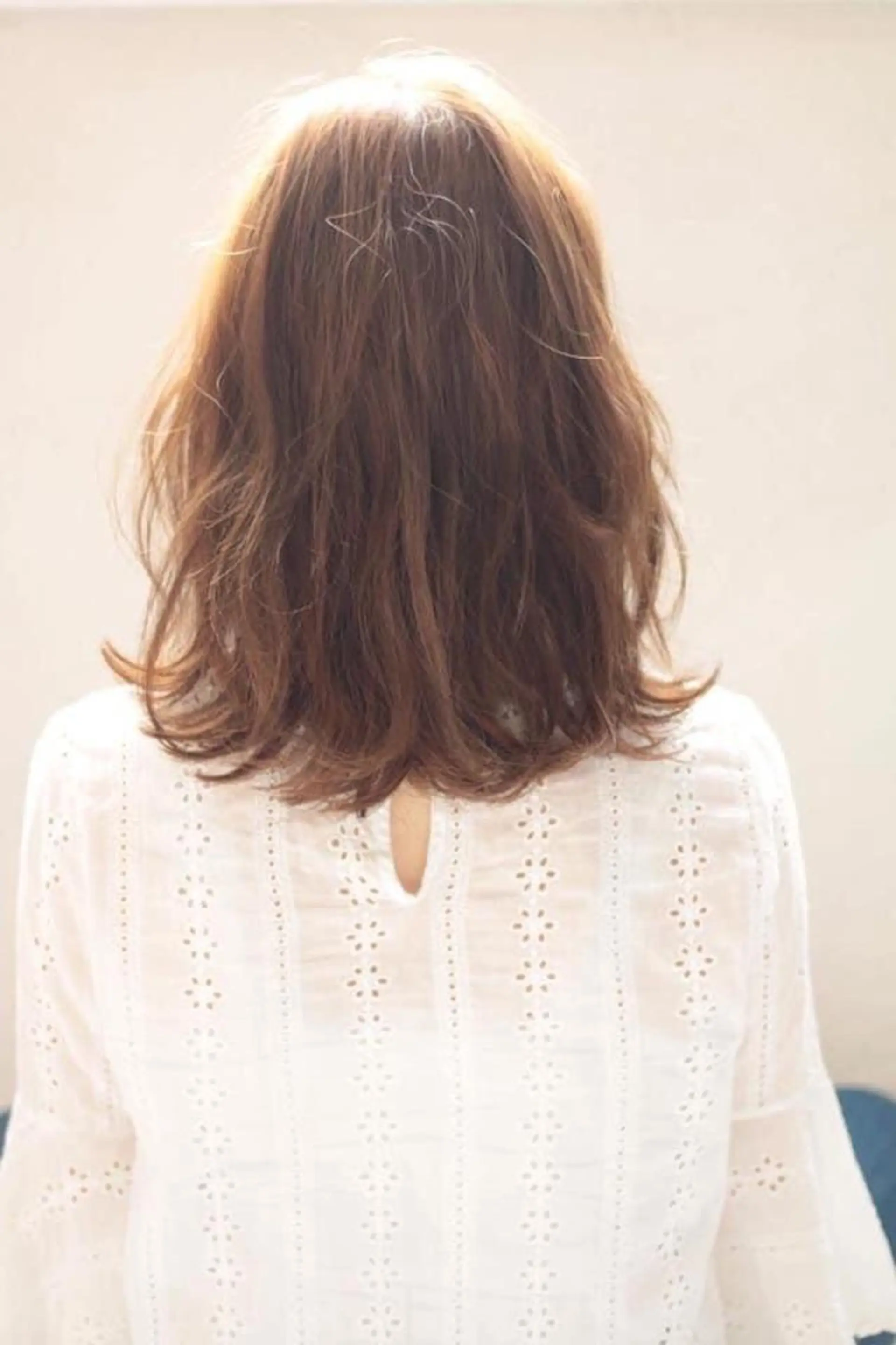 ミディアム 🦋ミルクティーベー ジュ🦋mayukiのヘアスタイル