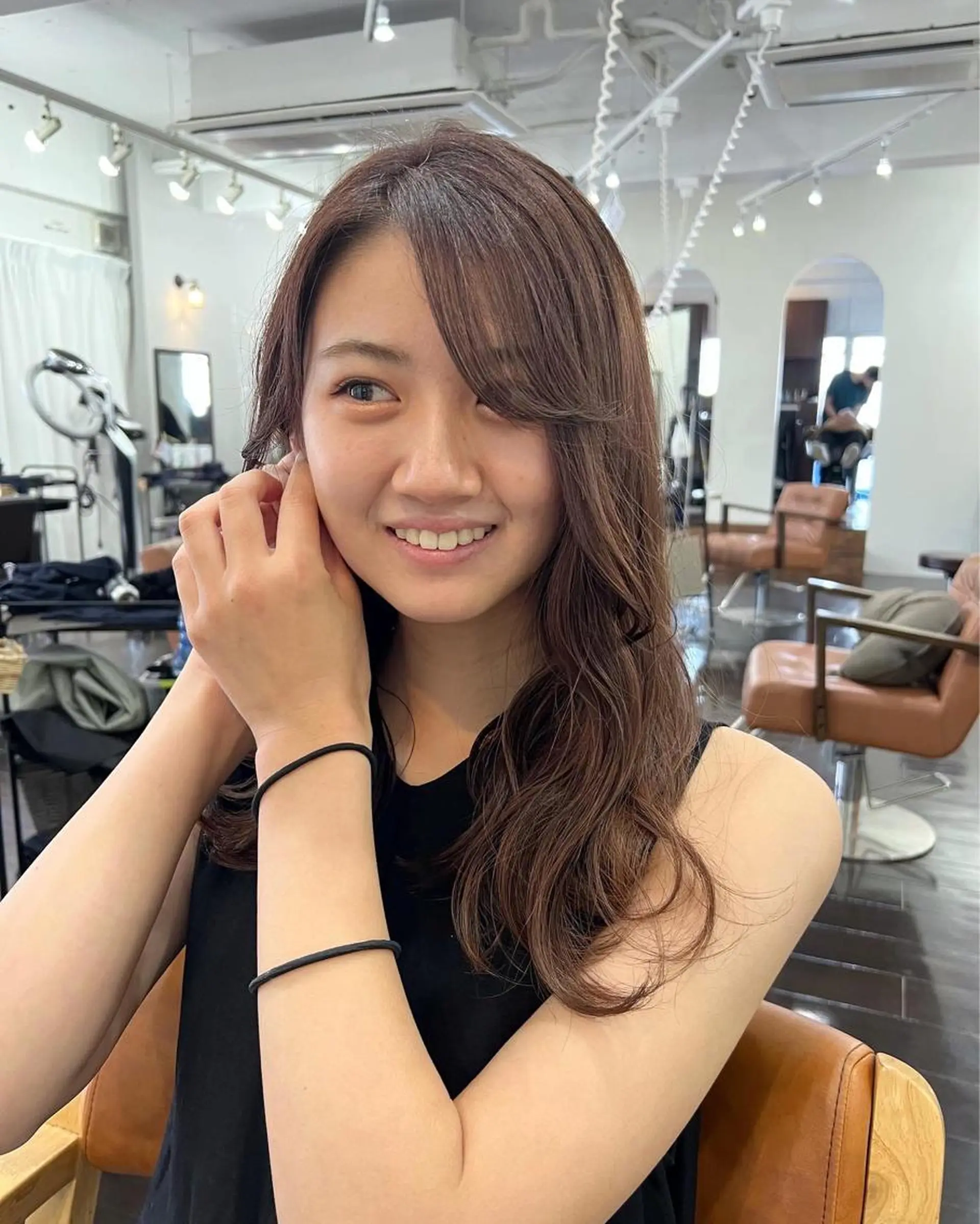 ロング 名駅/艶韓国風ヘア miyabiのヘアスタイル