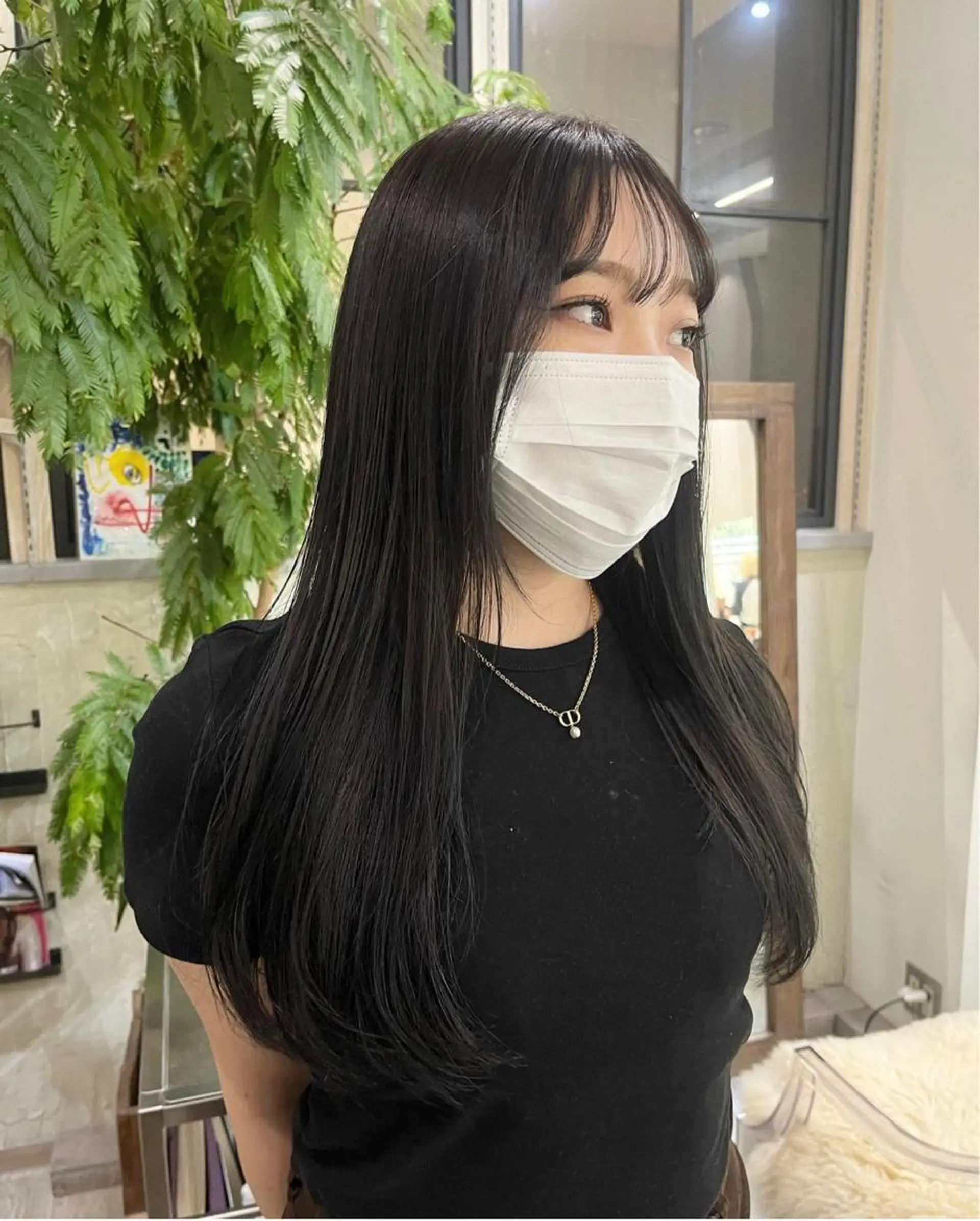 ロング カラー 透明感カラー ヘアカラー ナツミ/透明感カラー /酸性ストレートのヘアスタイル