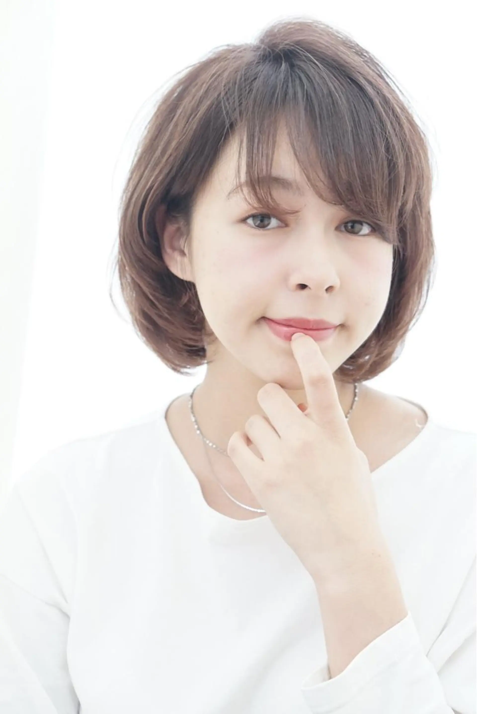 ミディアム カラー ボブ ✨店長 鈴木輝✨のヘアスタイル