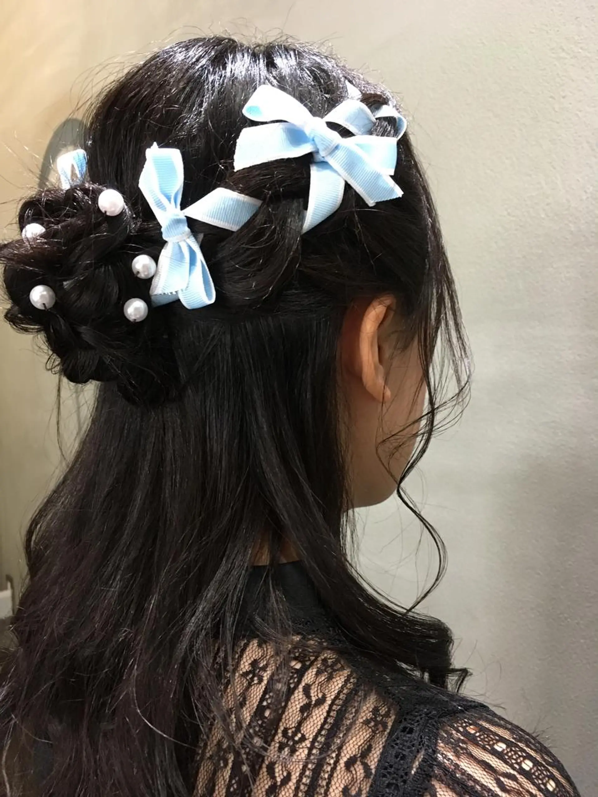 ロング ヘアアレンジ ヘアセット edge.所属・くまがい みゆ【edge.】のヘアスタイル