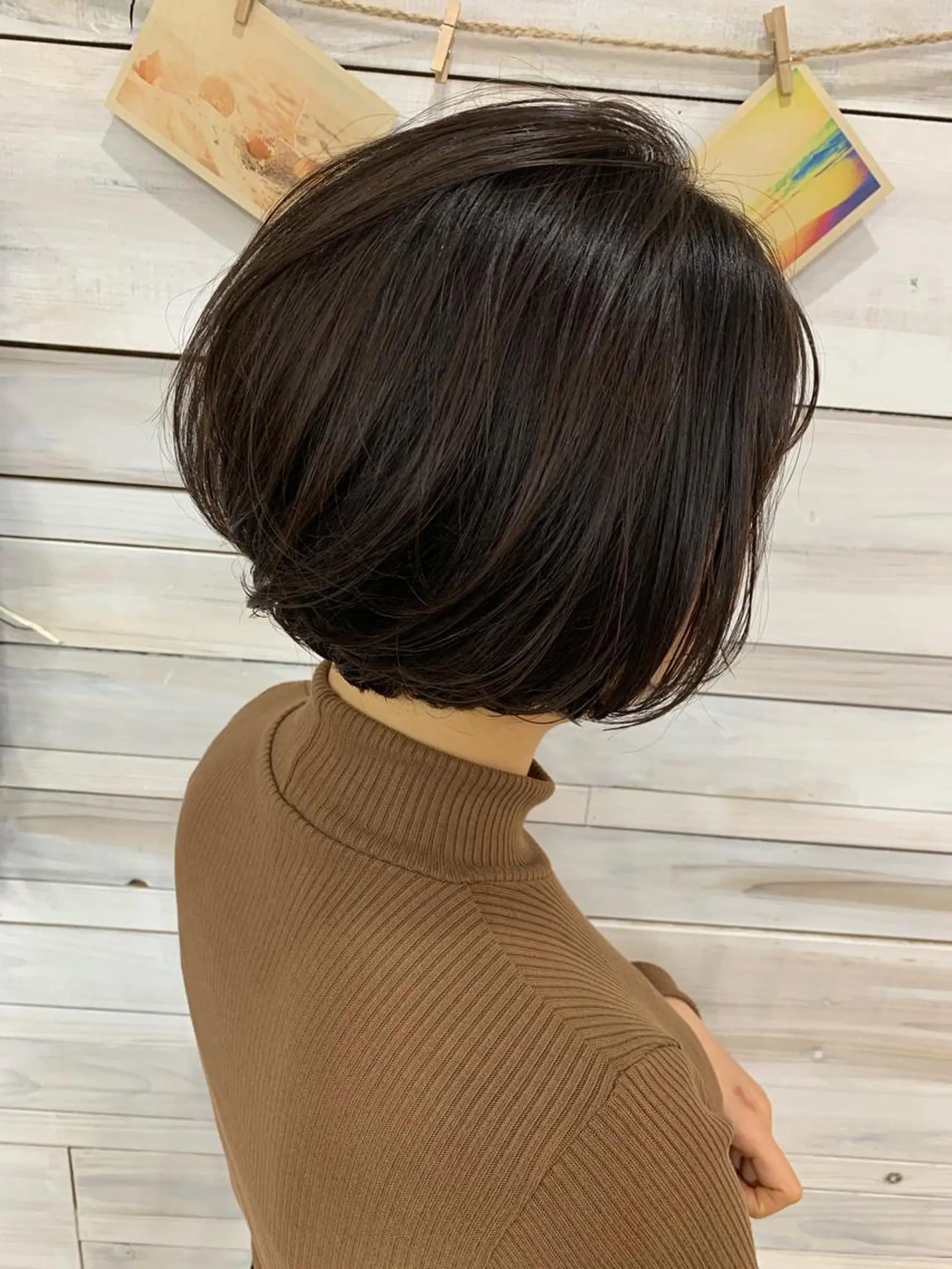 ショート ハッシュカット/ボブ /レイヤー/彩奈のヘアスタイル