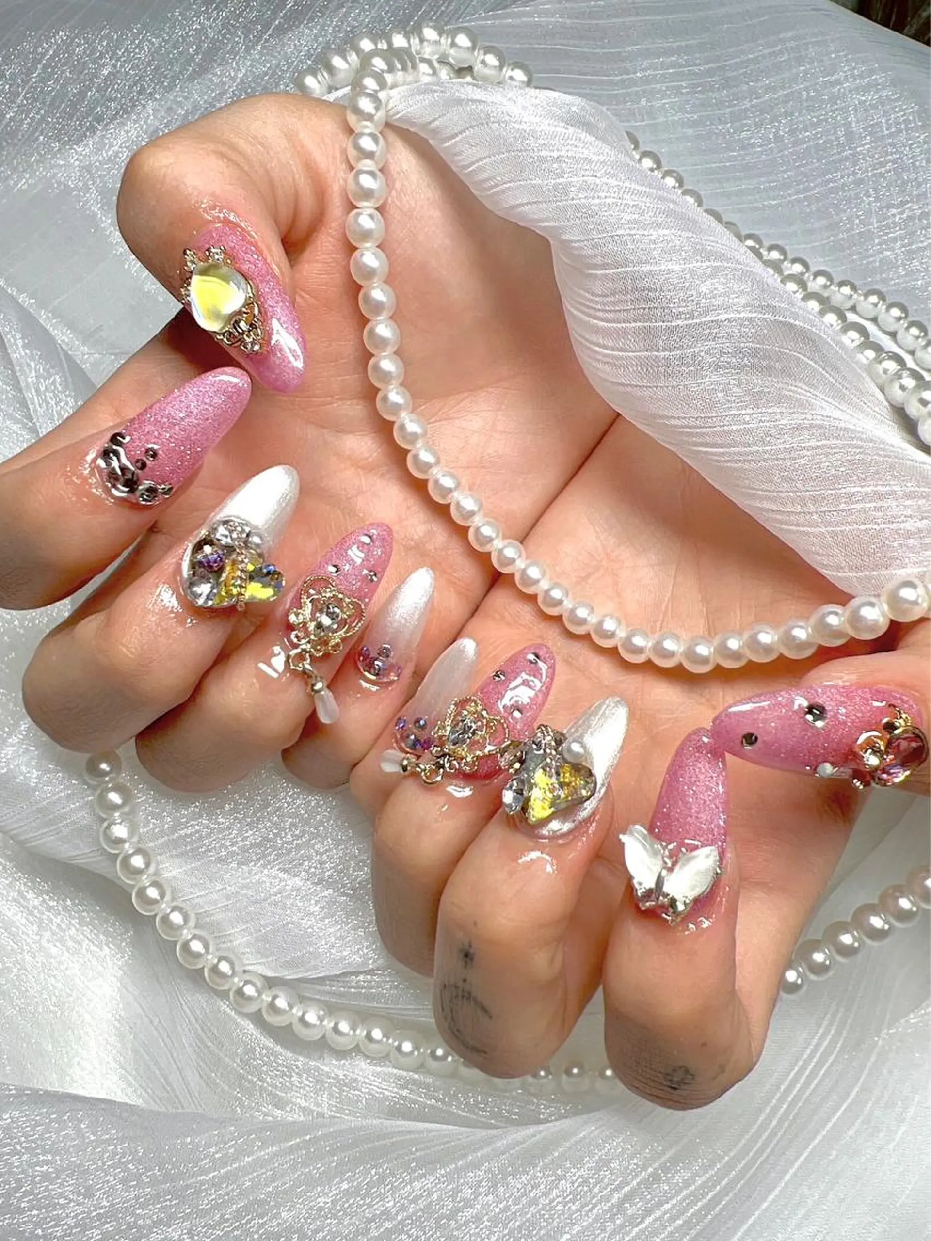 ロング ネイル 美愈所属・美愈 miyuのネイルデザイン