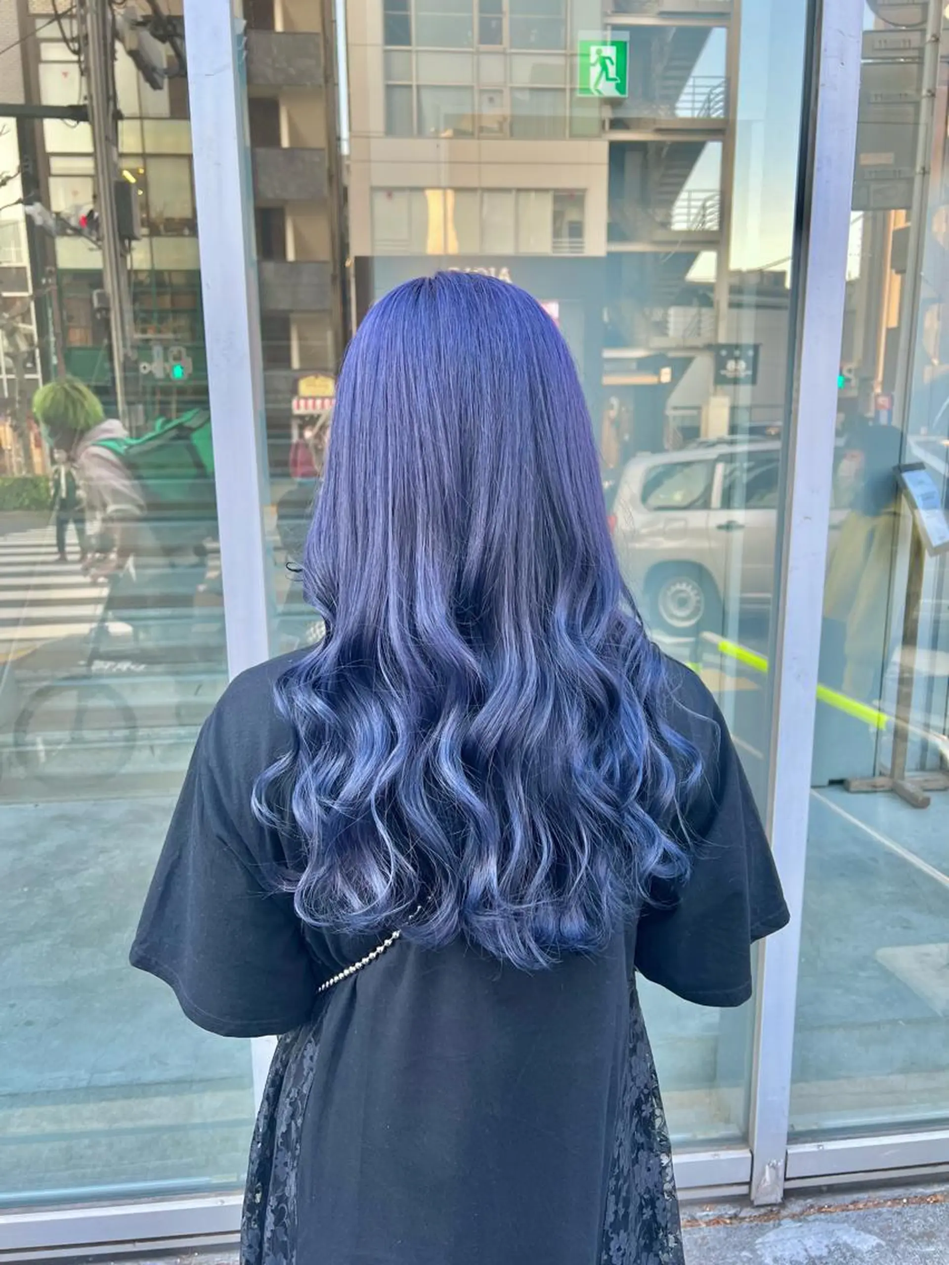 ロング カラー ヘアカラー ヘアセット ワインレッド 🍒KAHOのヘアスタイル