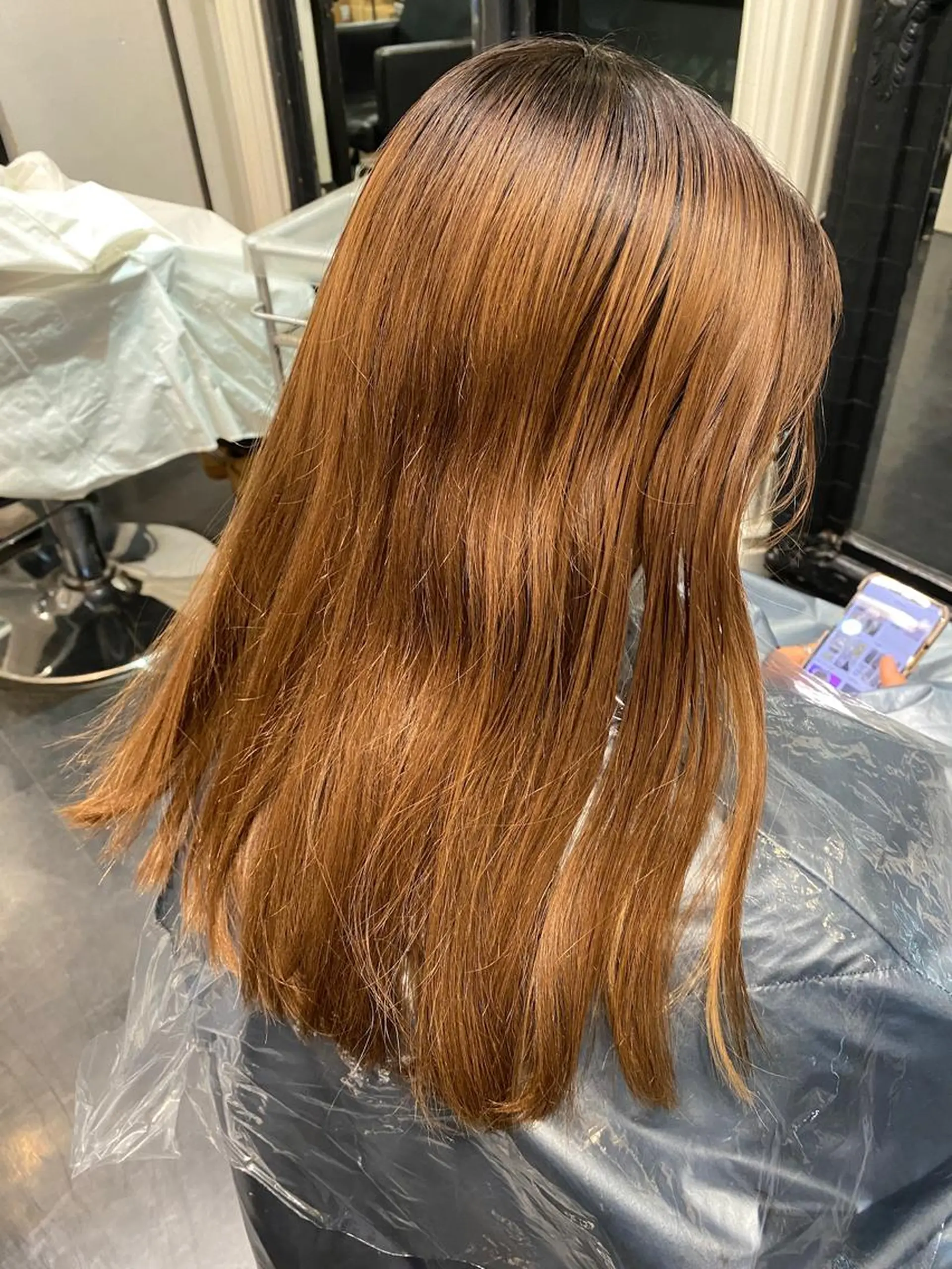 ミディアム カラー ✨髪質改善 縮毛矯正 艶髪 立川 コウキ✨のヘアスタイル