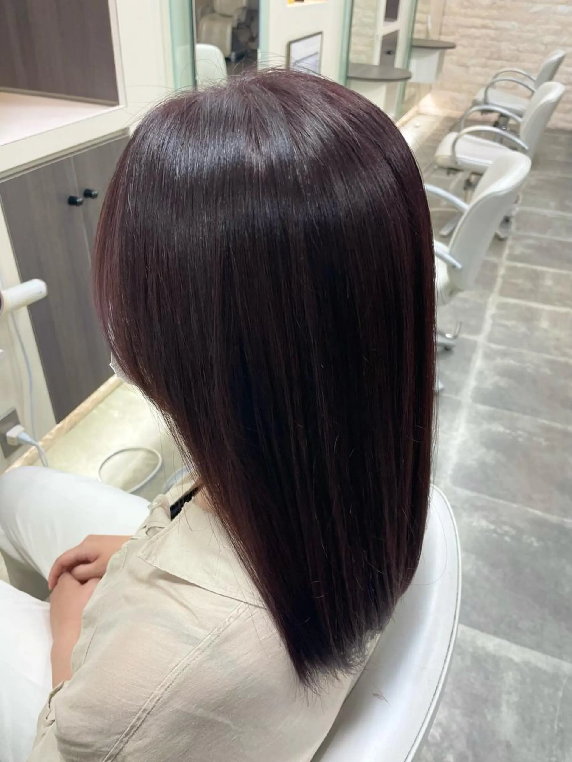 カラー ブラウンカラー ピンクカラー ヘアカラー est hair mar所属・ami .のヘアスタイル